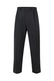 Helio Pleated Relaxed Trouser - Black