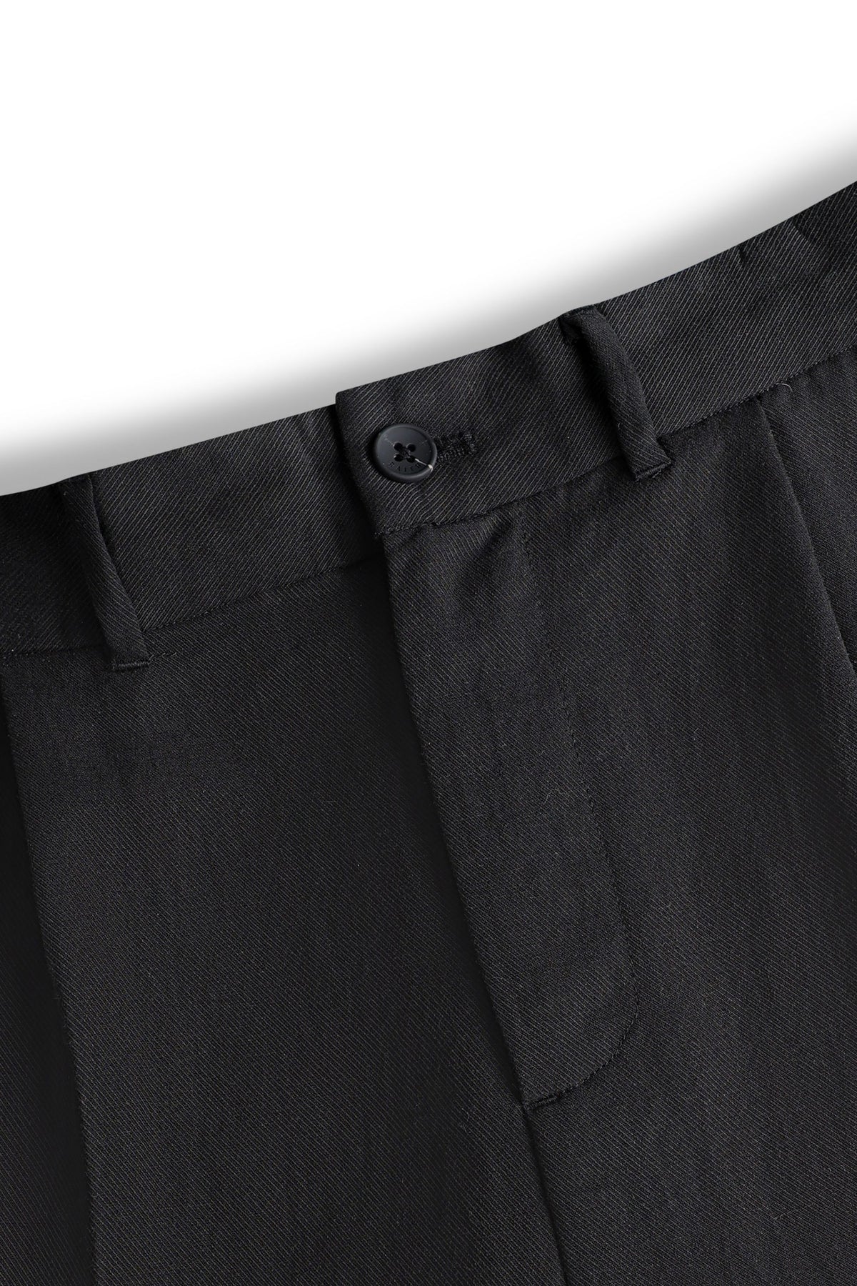 Helio geplooide relaxte broek - zwart