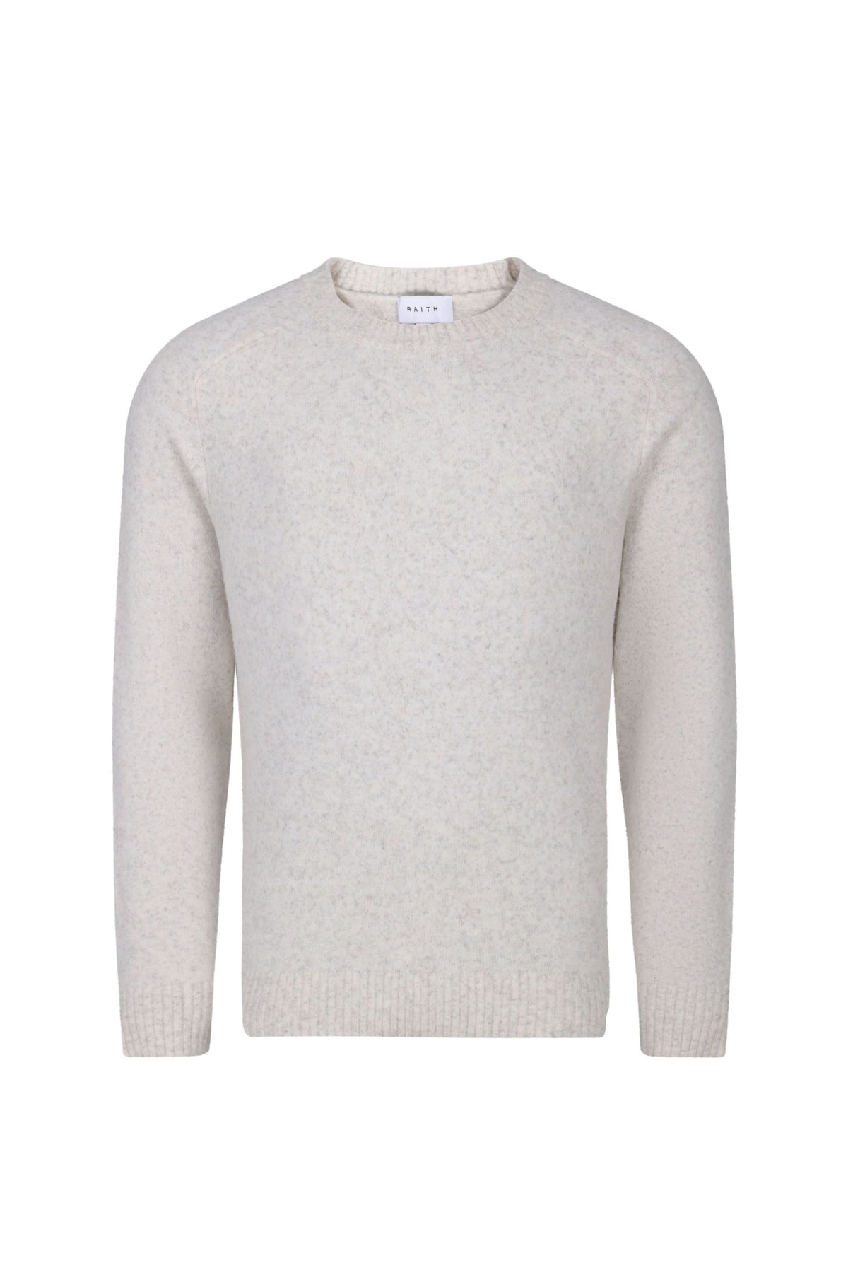Mikkel Speckled Crew Neck Jumper - Oatmeal