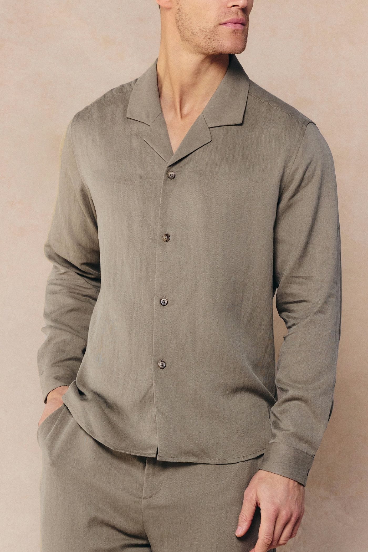 Sergio-shirt - Khaki