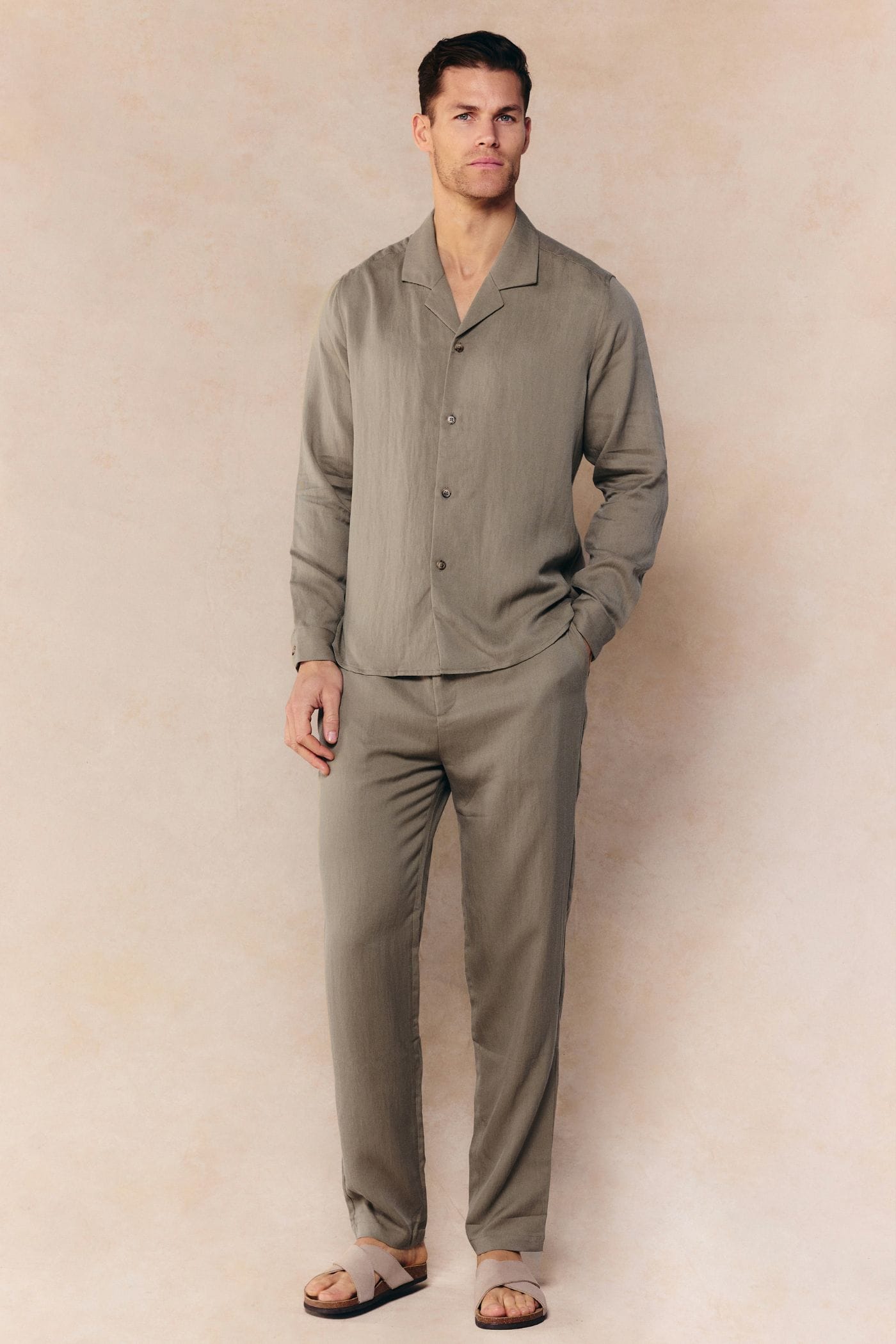 Sergio-shirt - Khaki