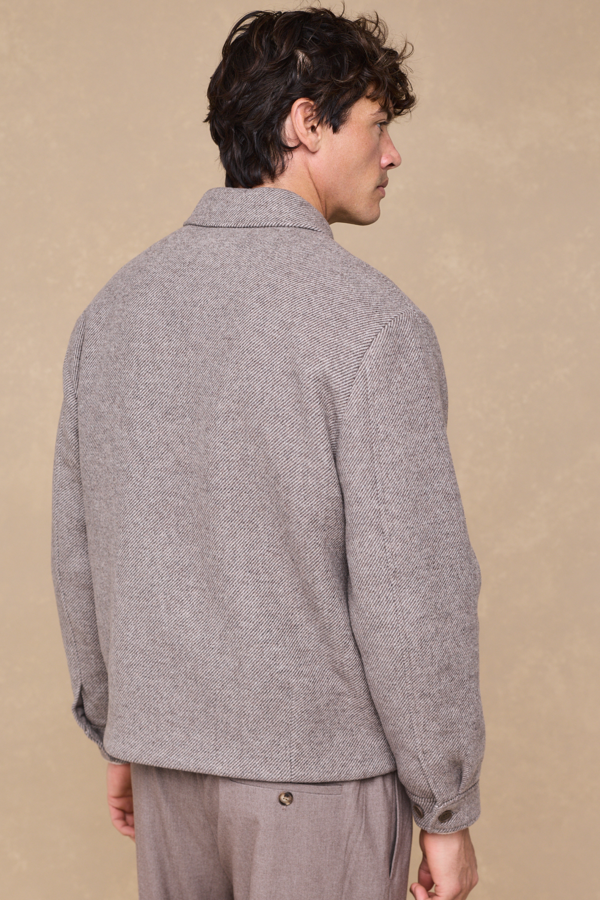 Alessio Blouson Jacket - Brown