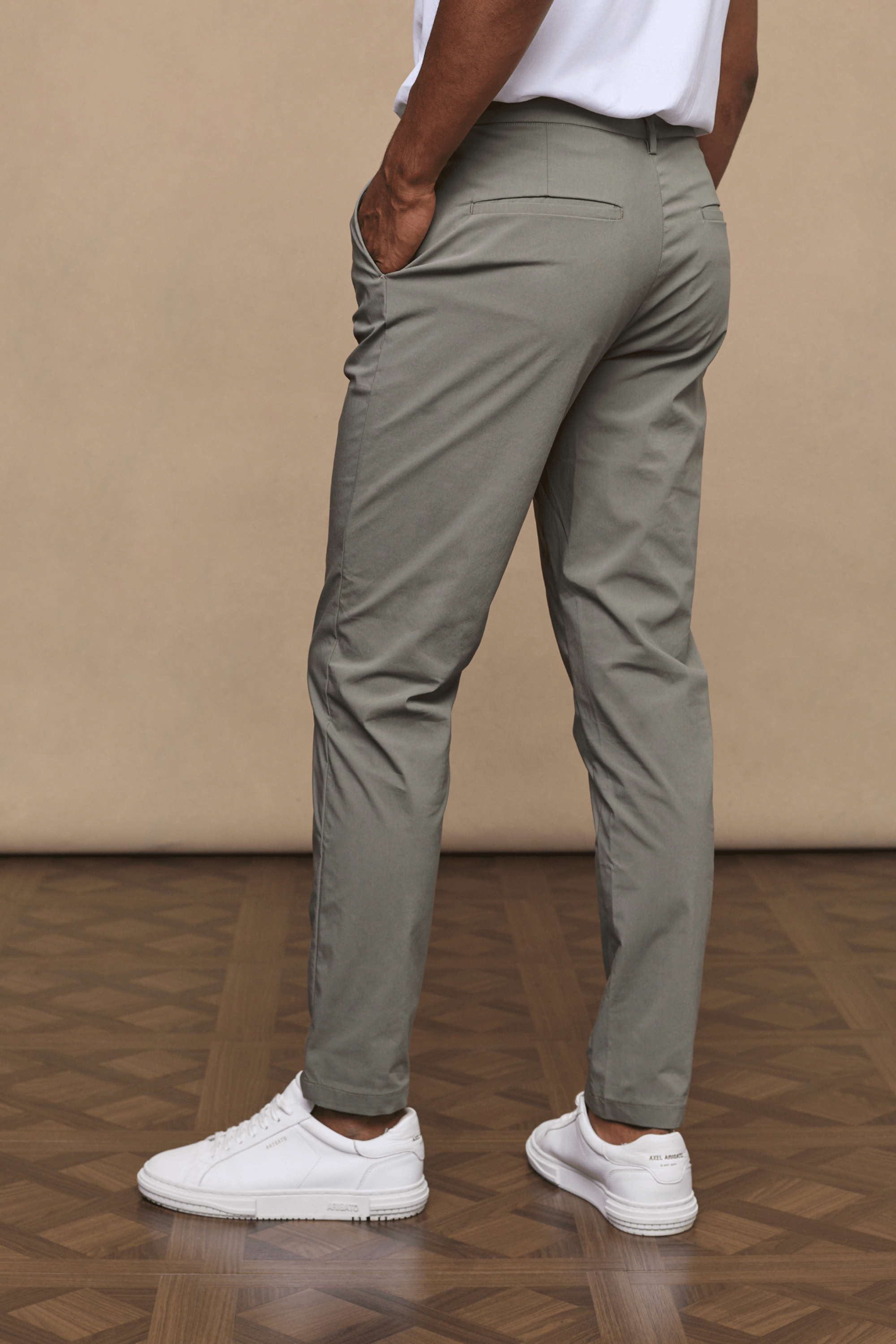 Enzo Hybrid Trouser - Dark Olive