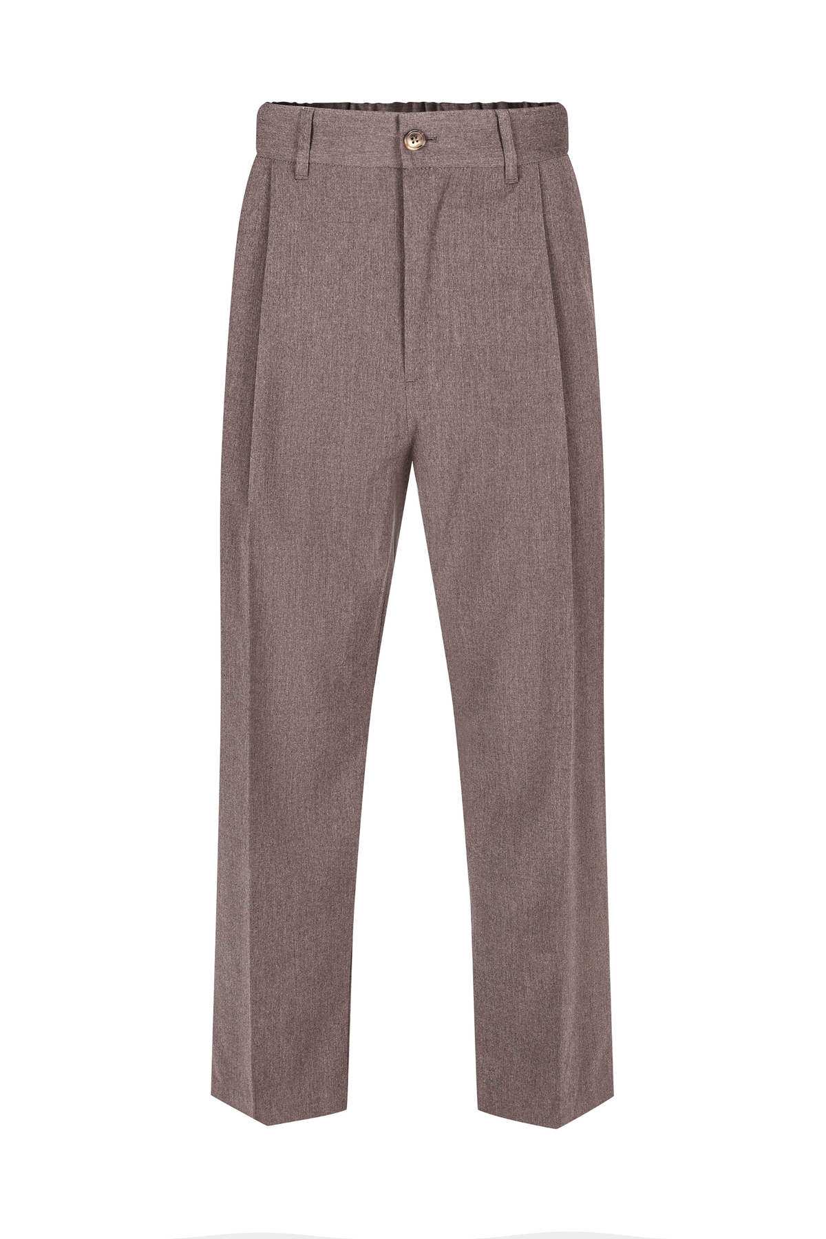 Romeo Tailored Trouser - Taupe Marl