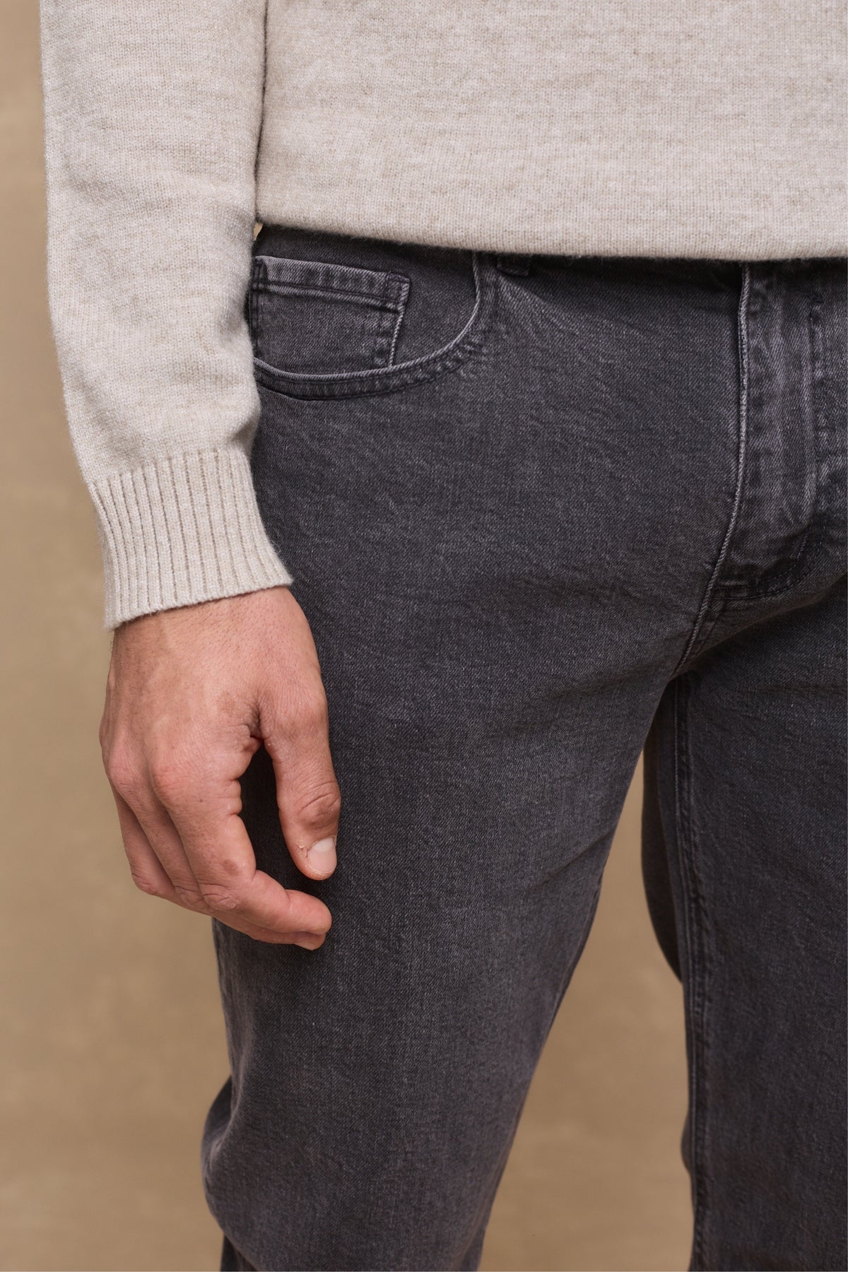 Marco Washed Jeans - Gewassen Grijs