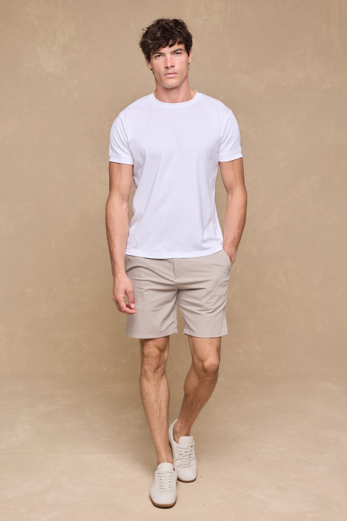 Luiz Hybrid Short - Beige