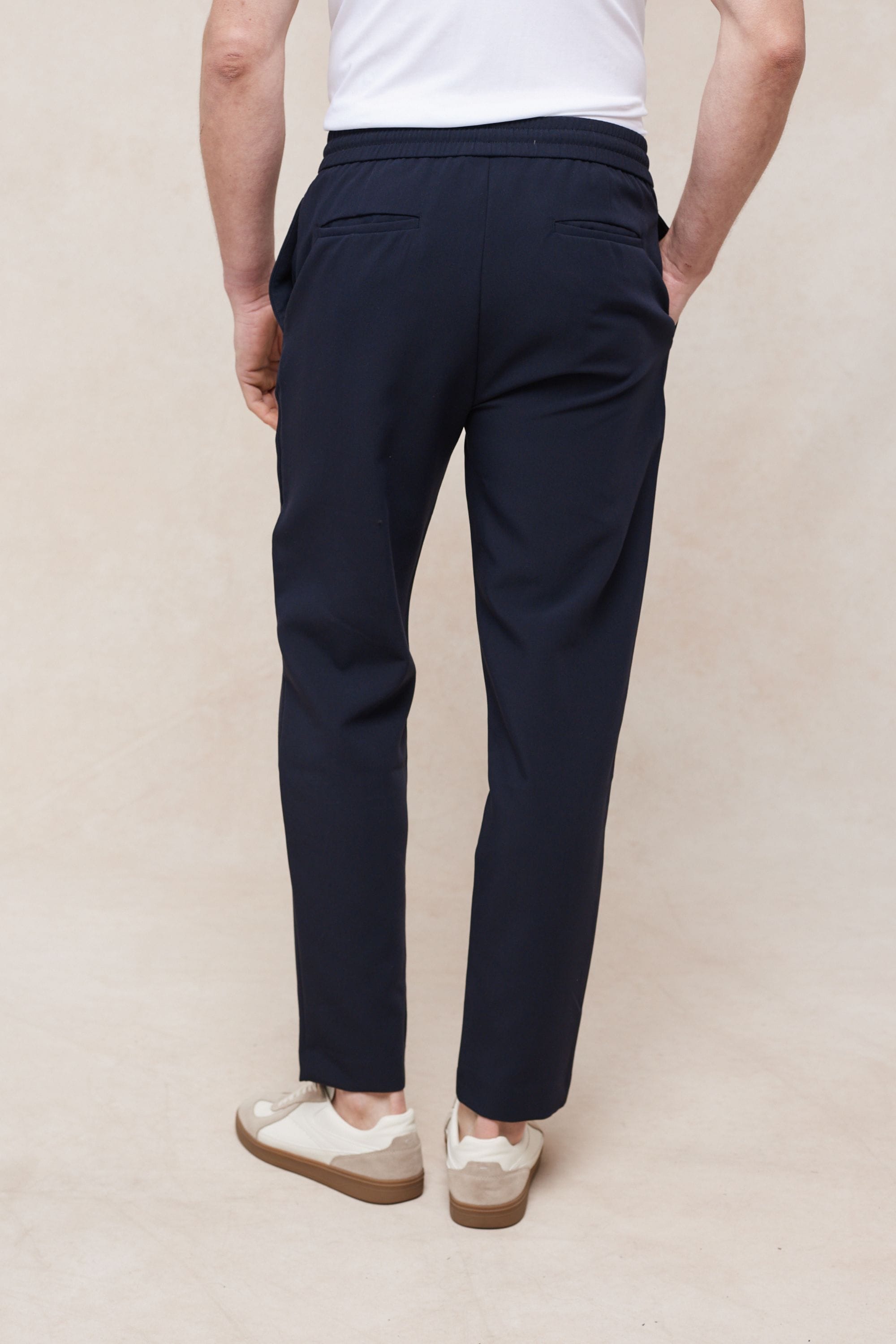 Emilio Everyday Tapered Broek - Zwart