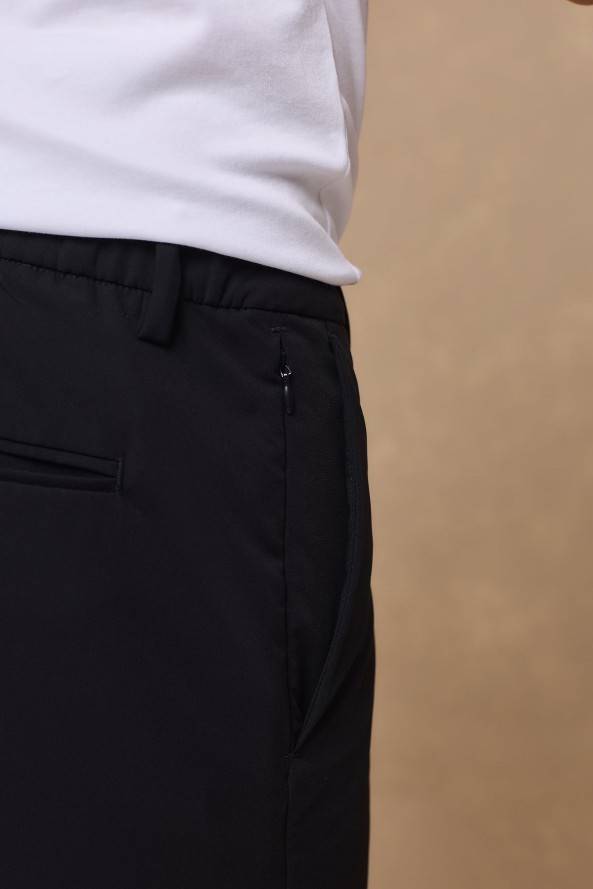Luiz Hybrid Short - Black