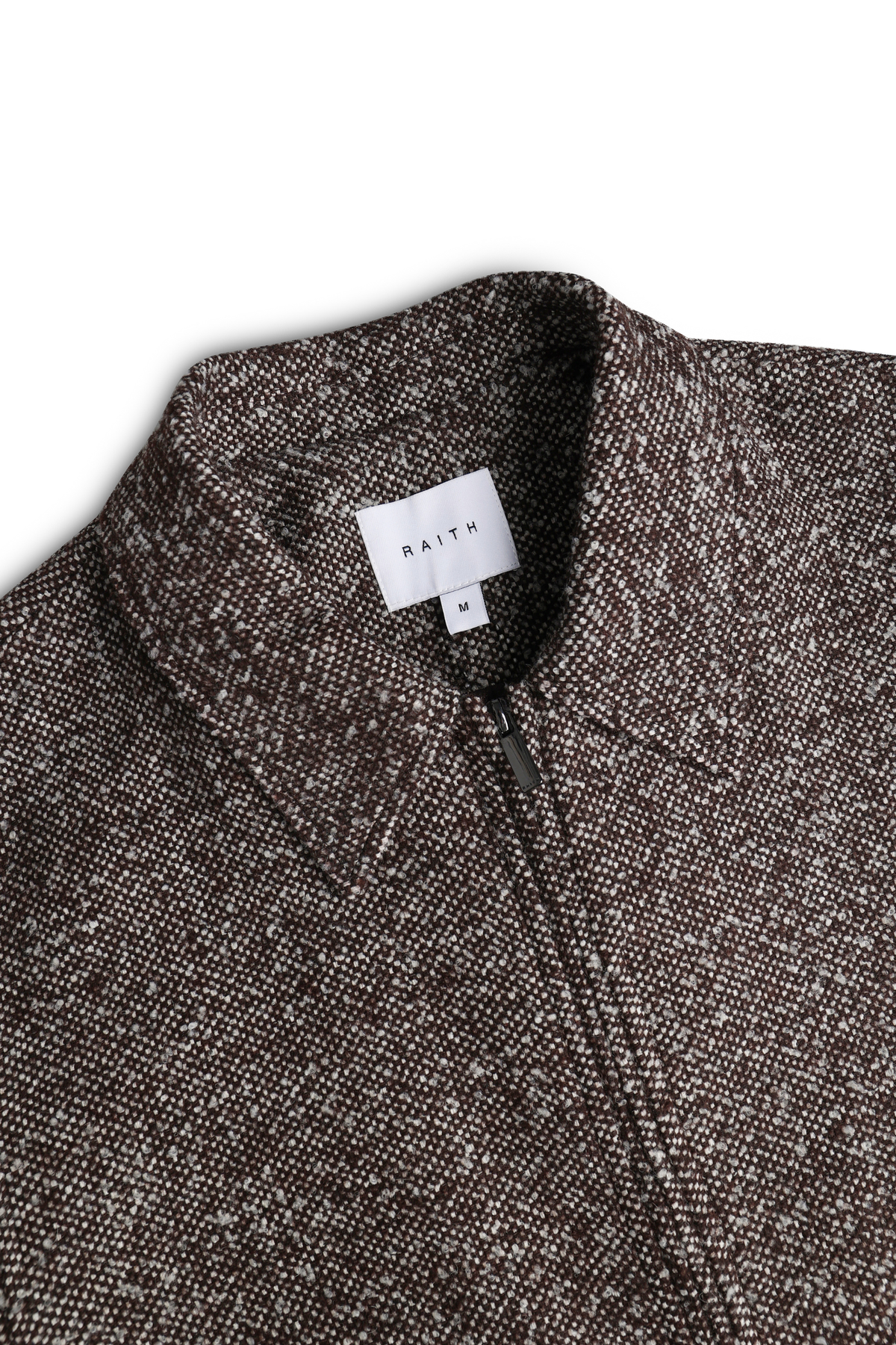 Bjorn Zip Through Blouson - Brown Multi
