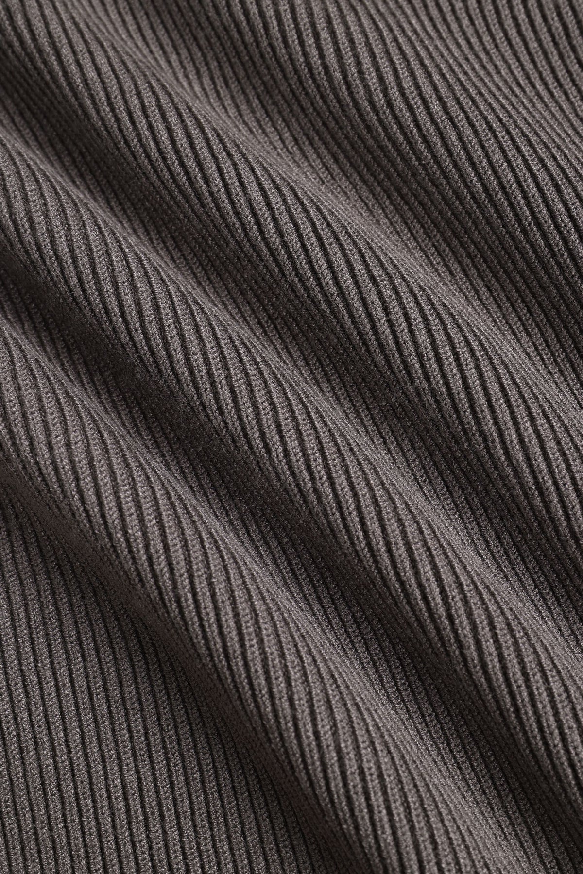 Angus Ribbed Polo - Champignon