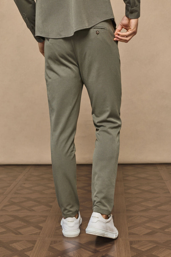 Hugo Everyday Tapered Broek - Donker Olijfgroen 