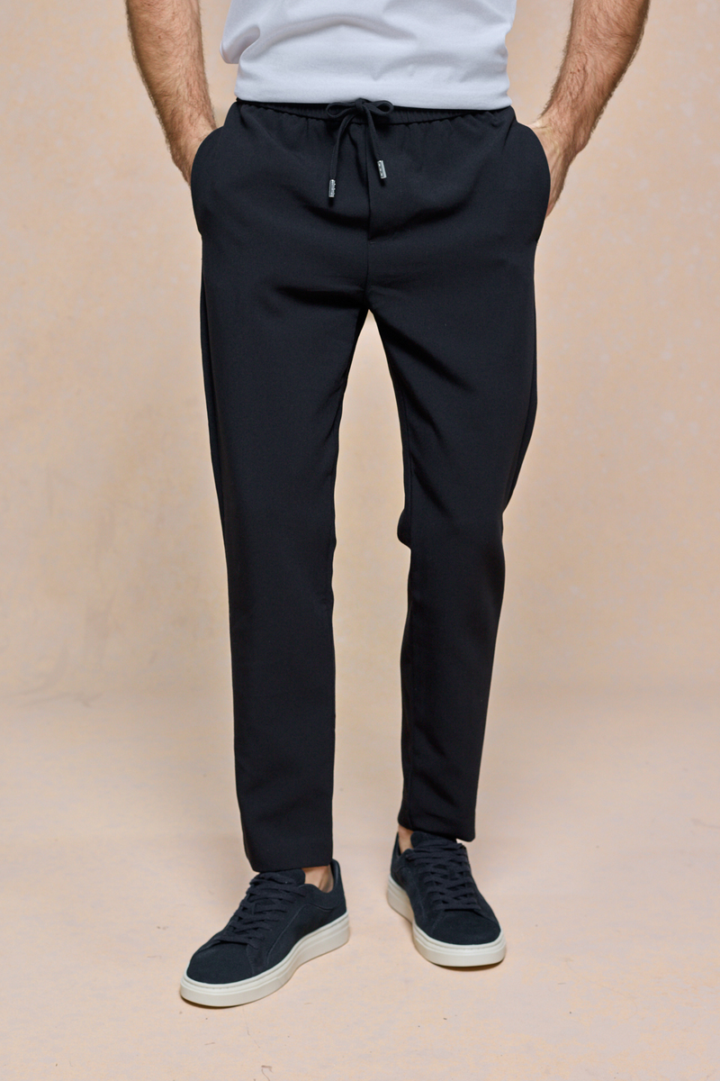 Mateo Tapered Trouser - Black