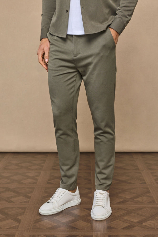 Hugo Everyday Tapered Broek - Donker Olijfgroen 