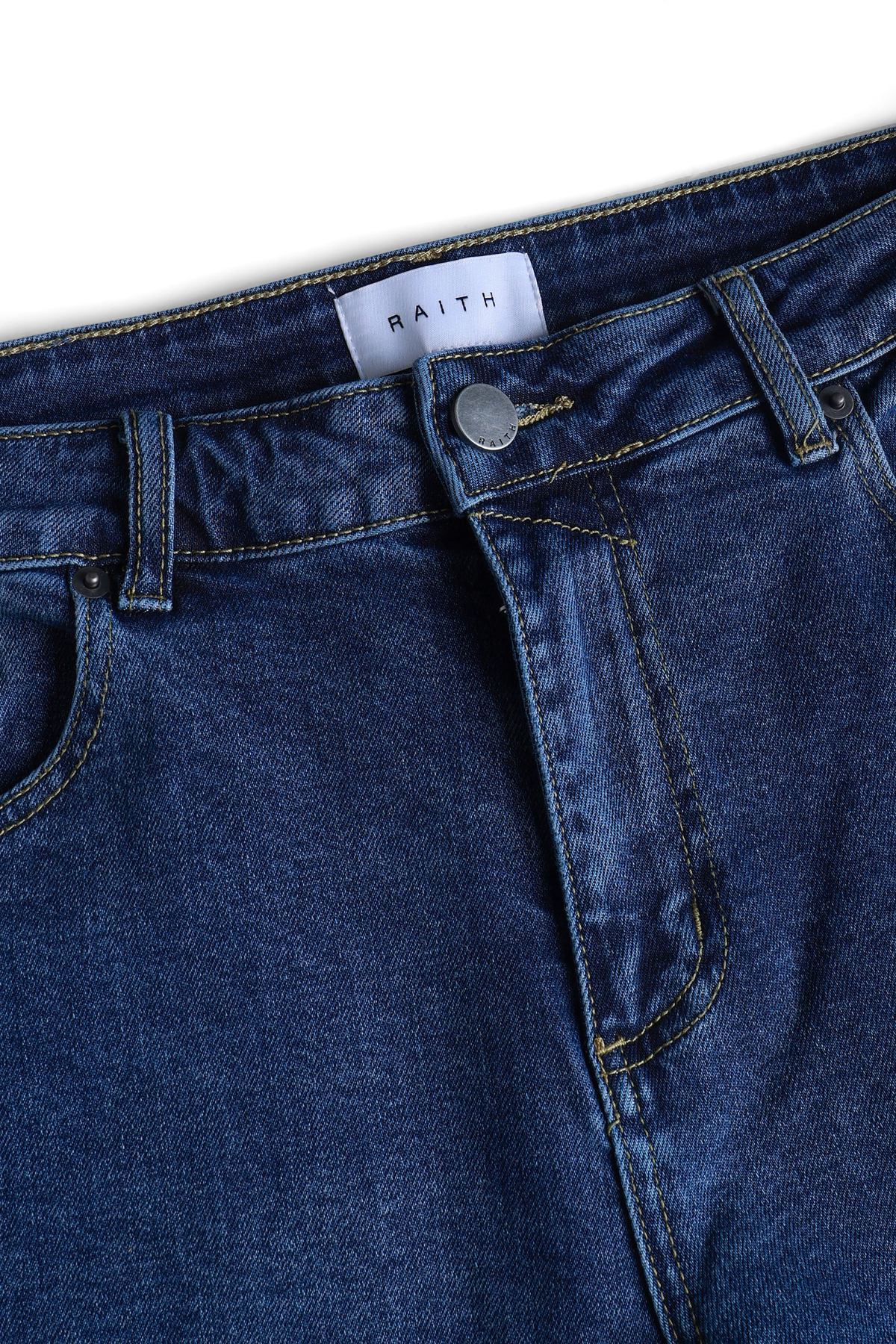 Marco Washed Jeans - Middelblauwe Indigo