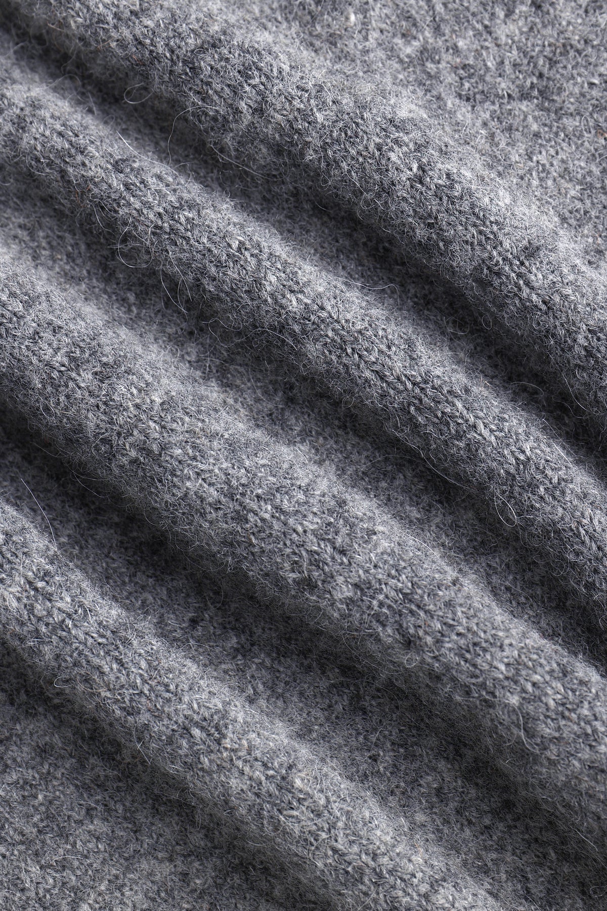 Niles Boiled Button Thru Cardigan - Grey Marl
