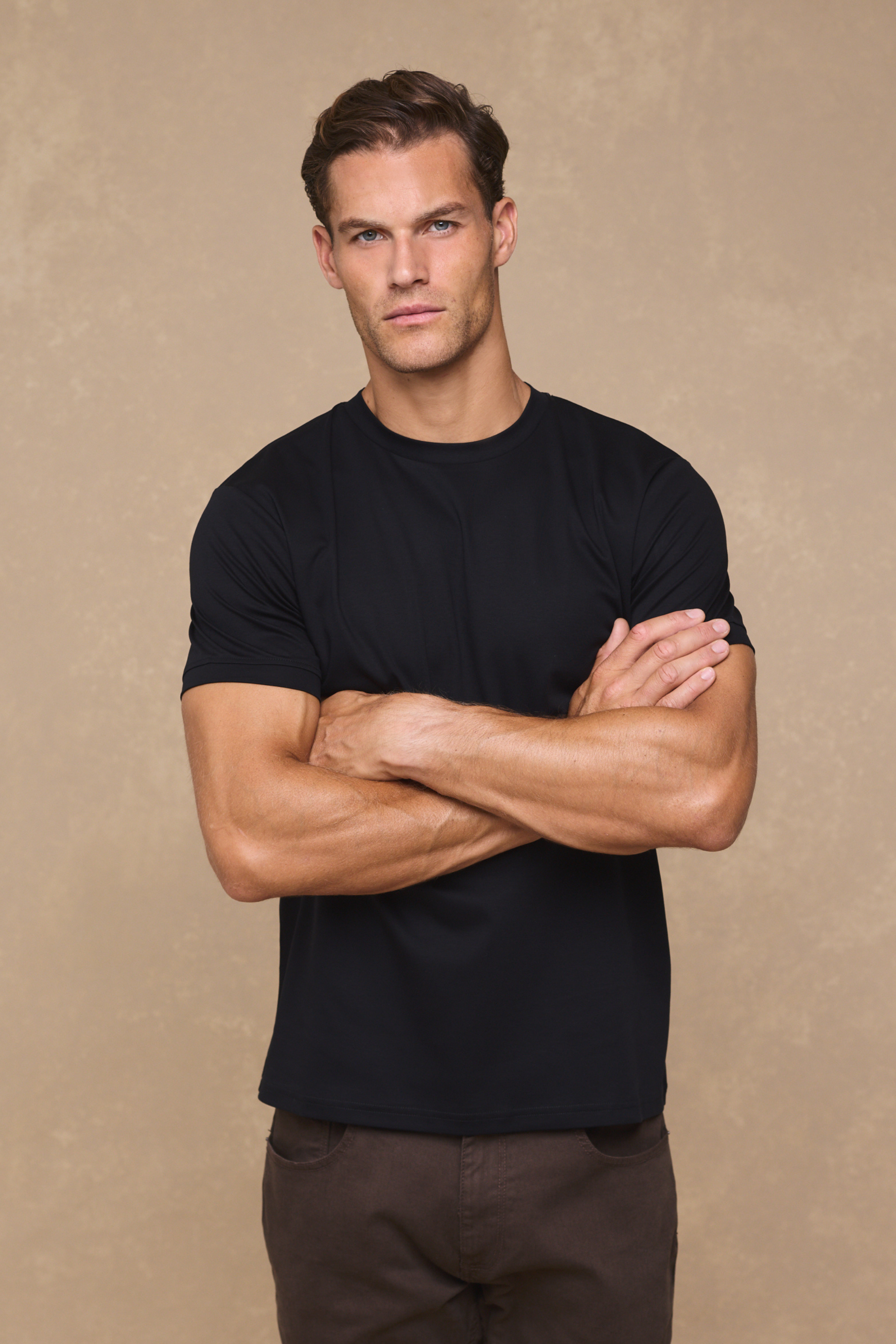 Luxe Mercerised T-Shirt - Black