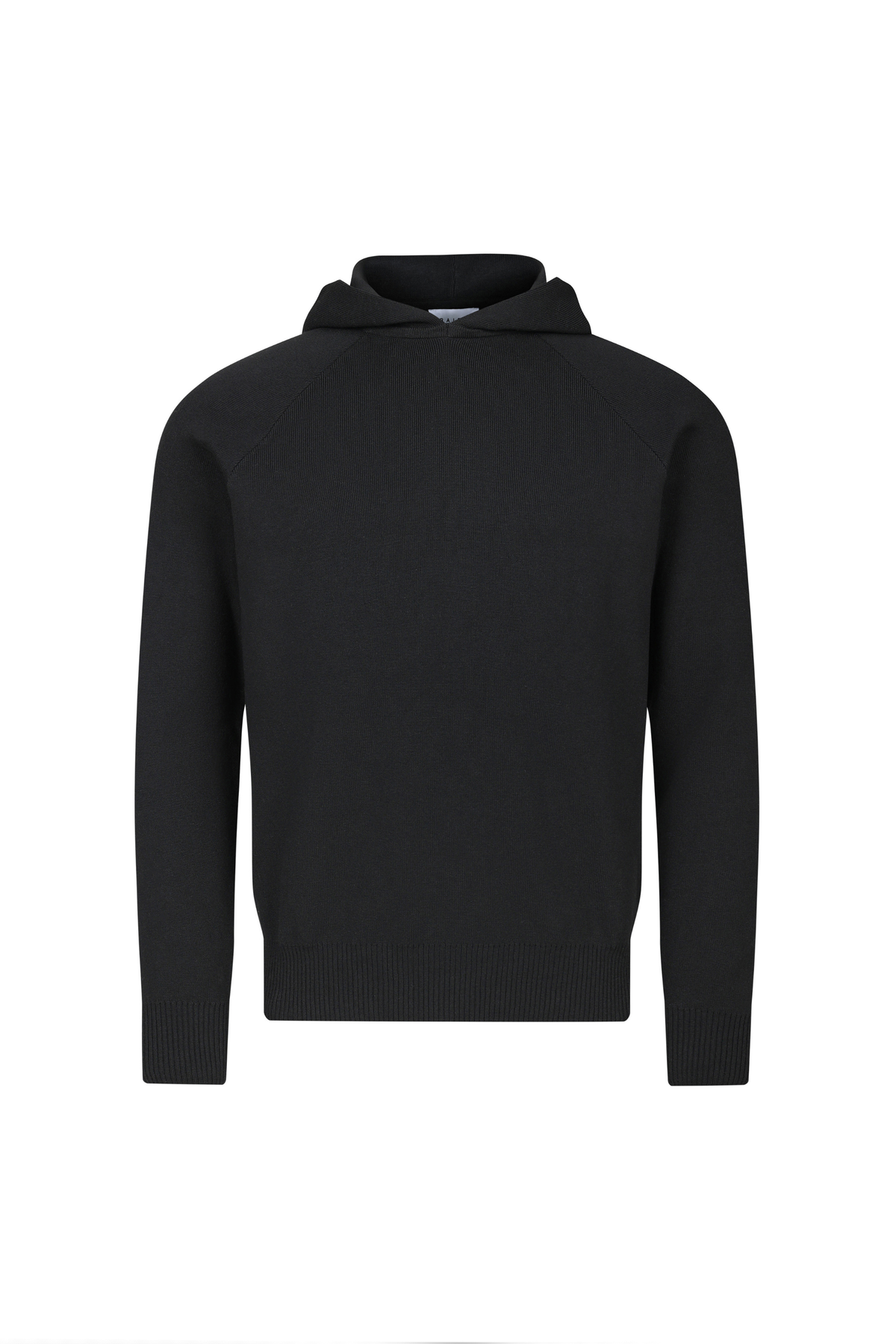 Theo gebreide hoodie - zwart