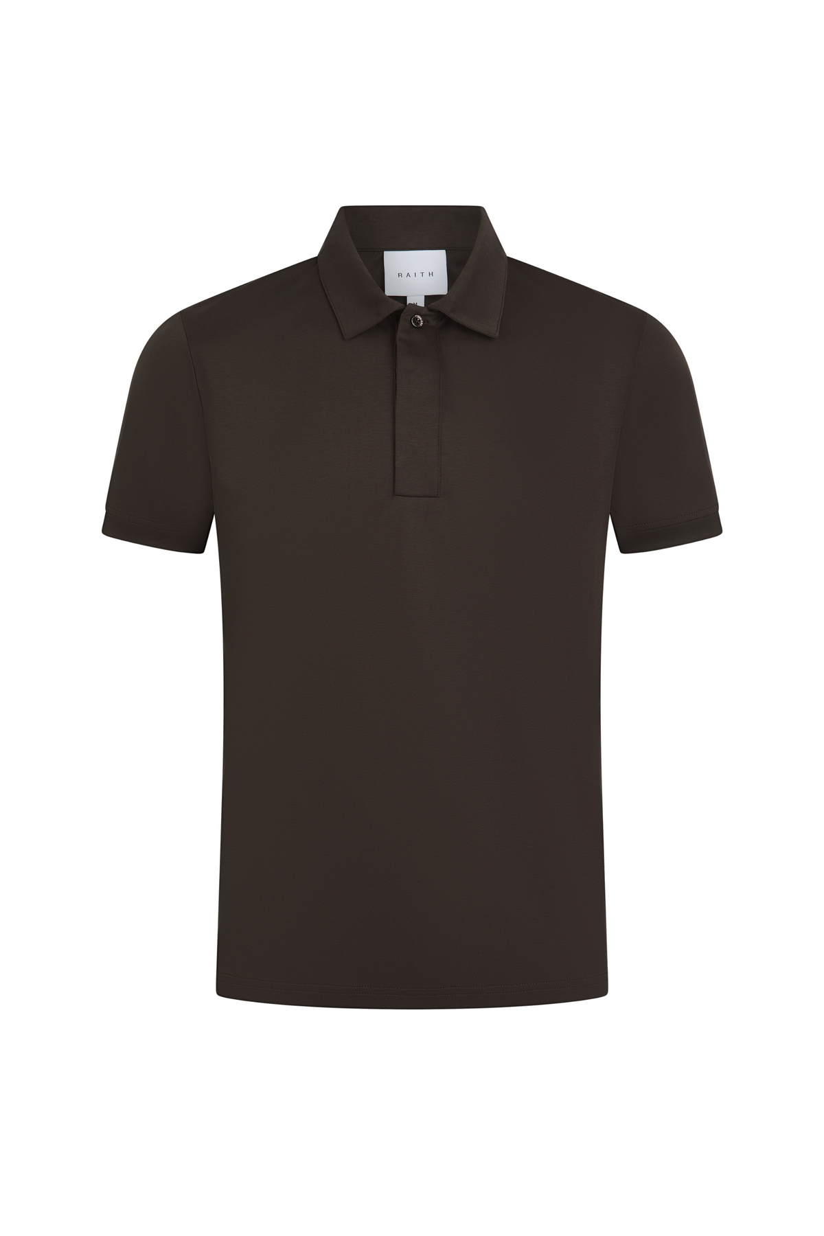 Santi gemerceriseerd poloshirt - bruin