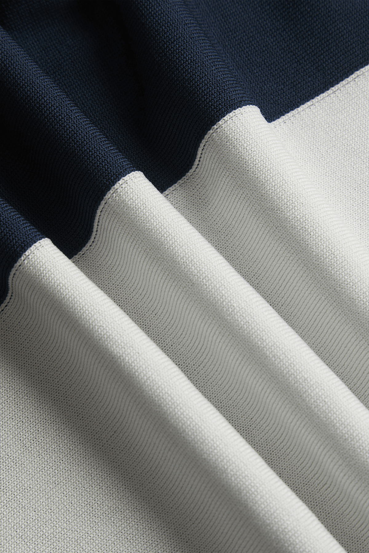 Campi Colour Block Polo Shirt - Marineblauw