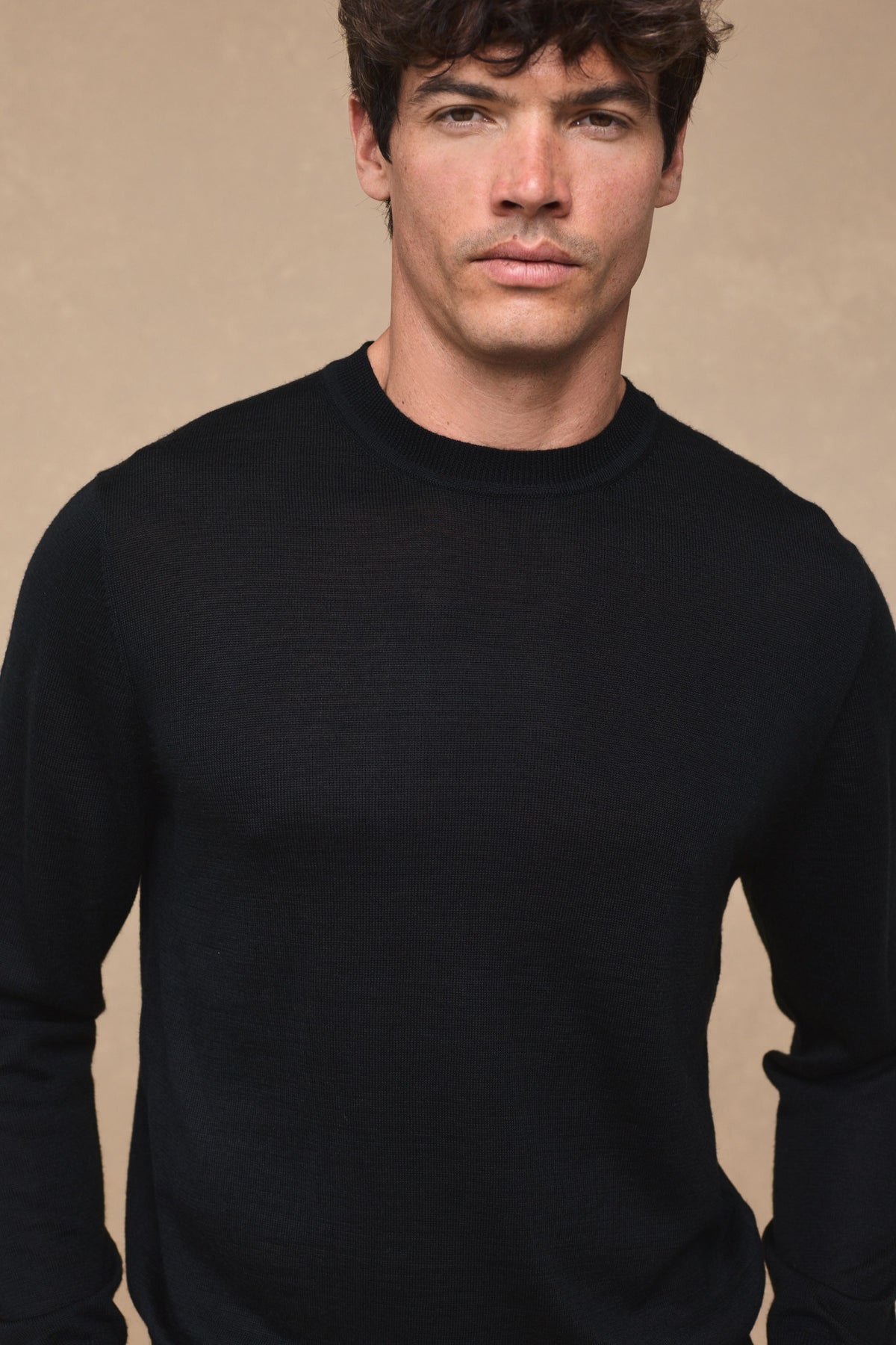 Rio Crew Neck Long Sleeve - Black
