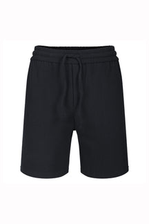 Zarco gekreukte jersey short - marineblauw