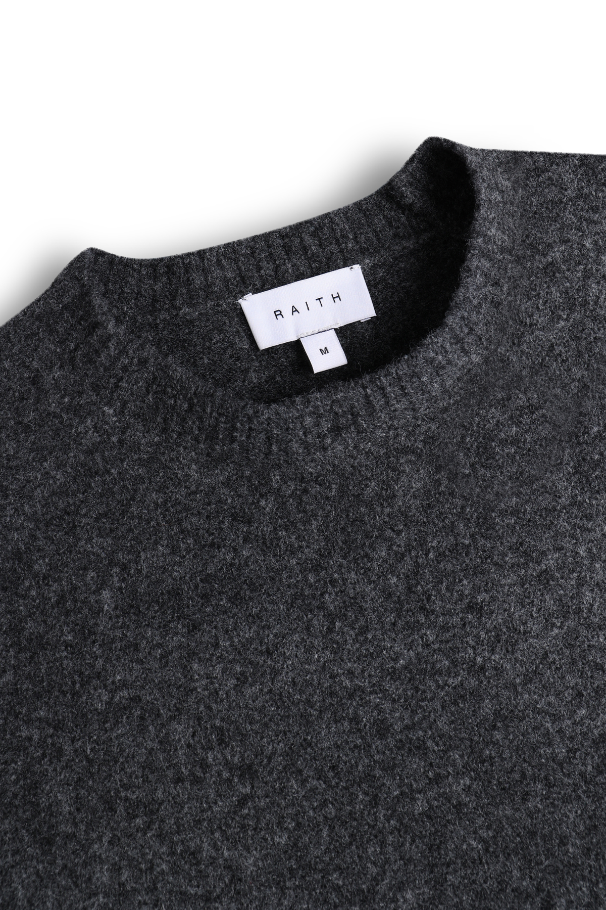 Mikkel Speckled Crew Neck Jumper - Charcoal Marl