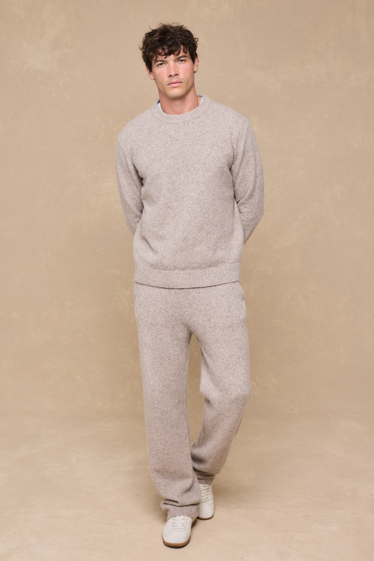 Hayes Crew Neck Jumper - Oatmeal
