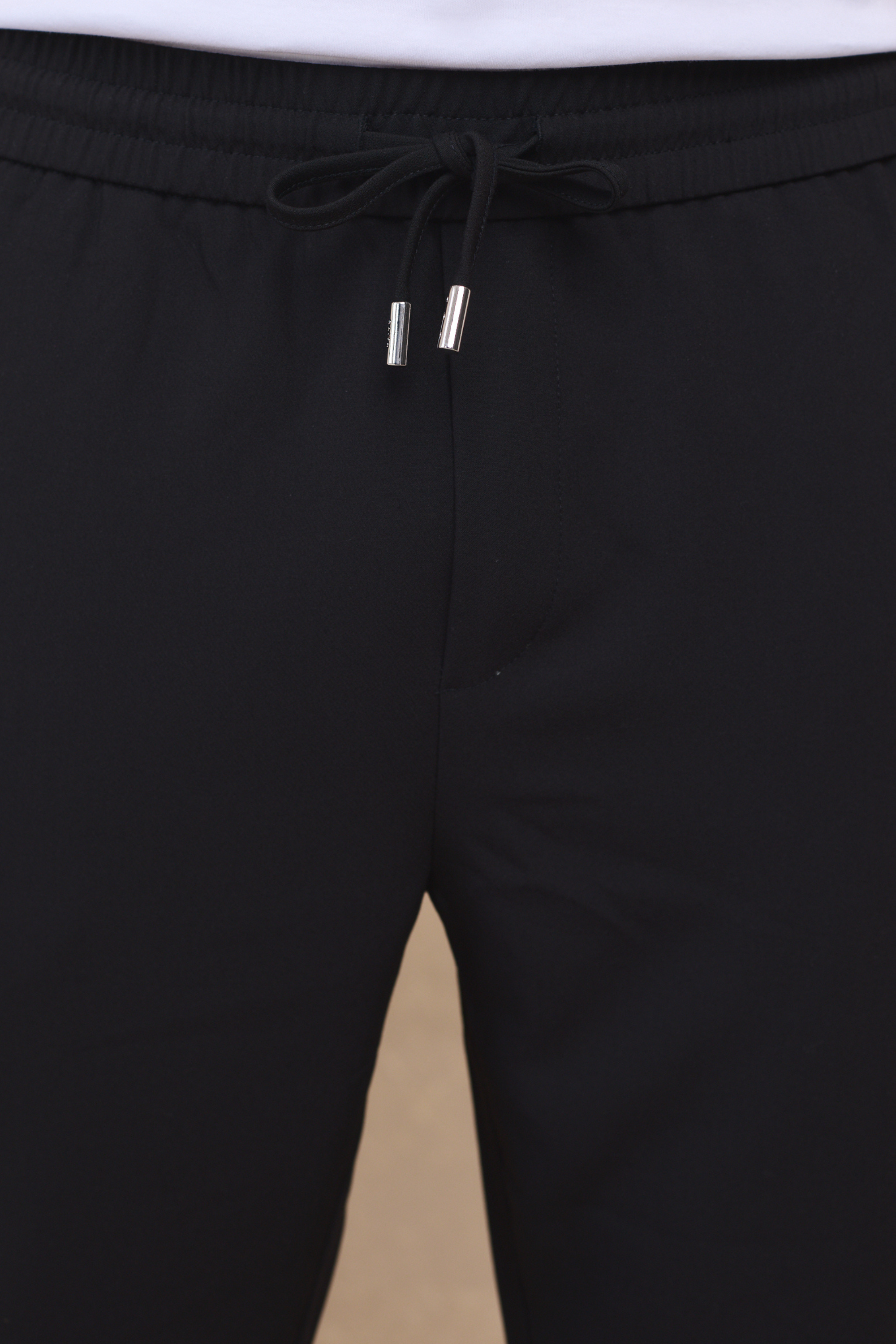 Emilio Everyday Tapered Broek - Zwart