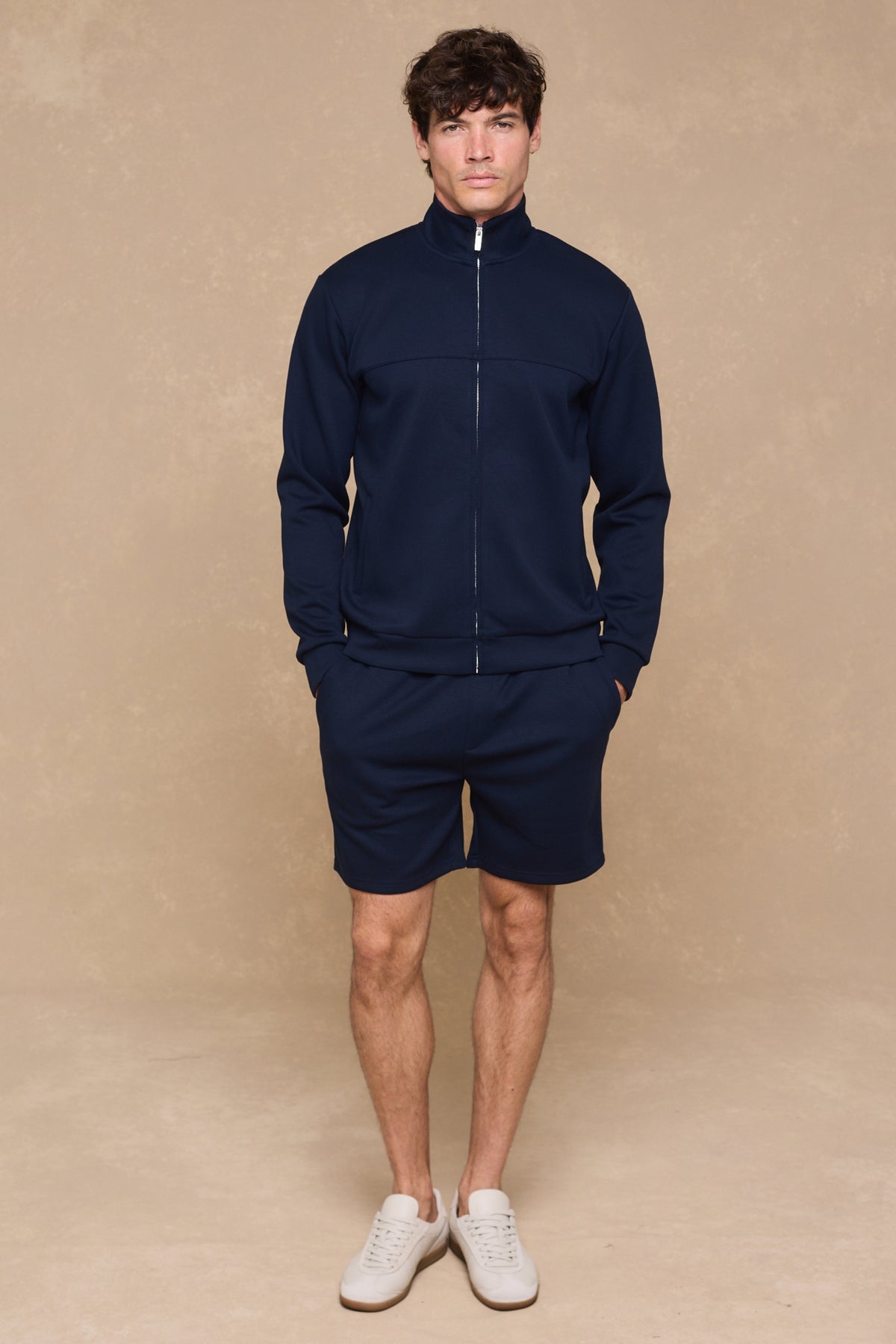Luxe korte broek - Marineblauw