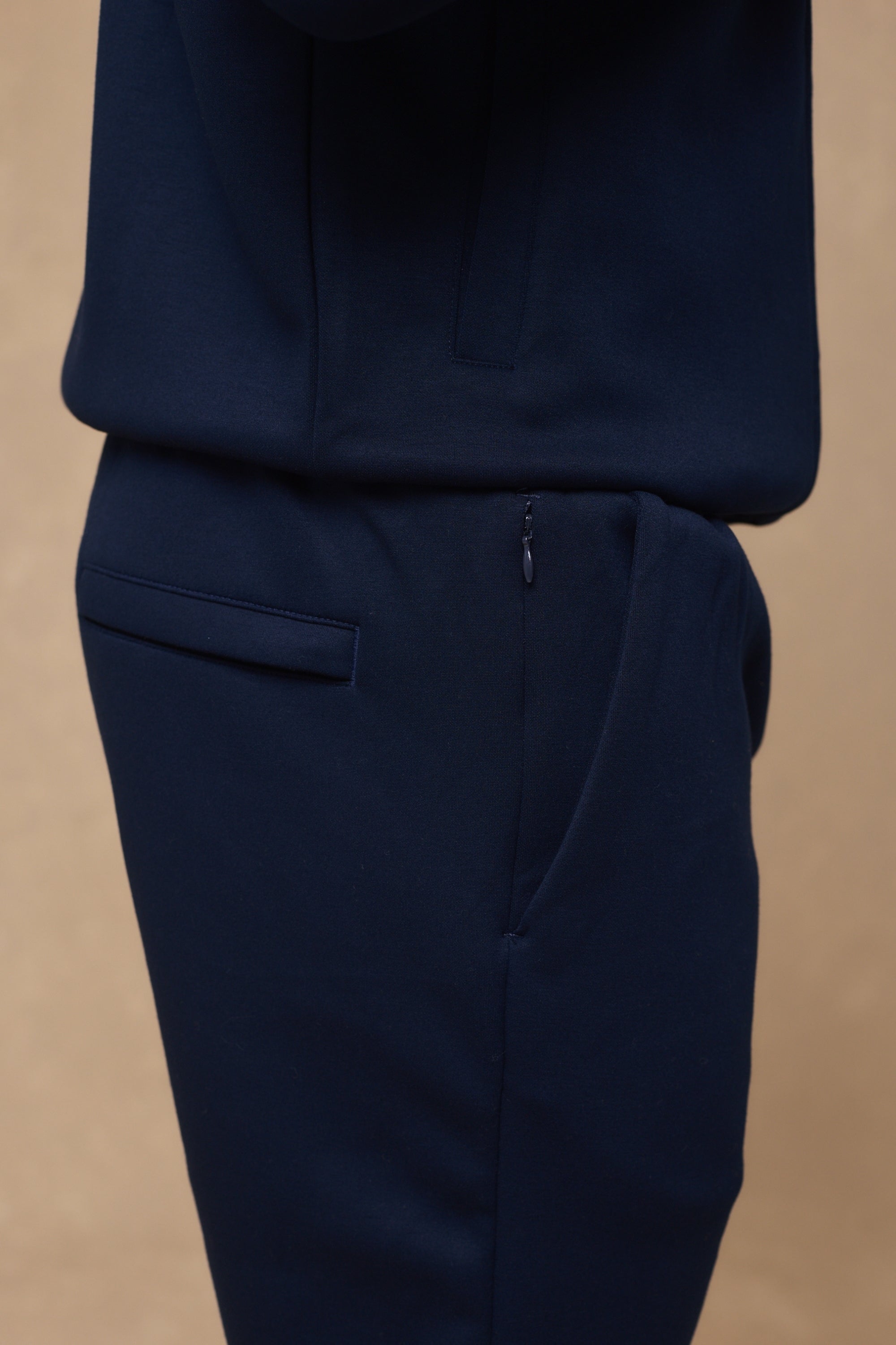 Luxe korte broek - Marineblauw