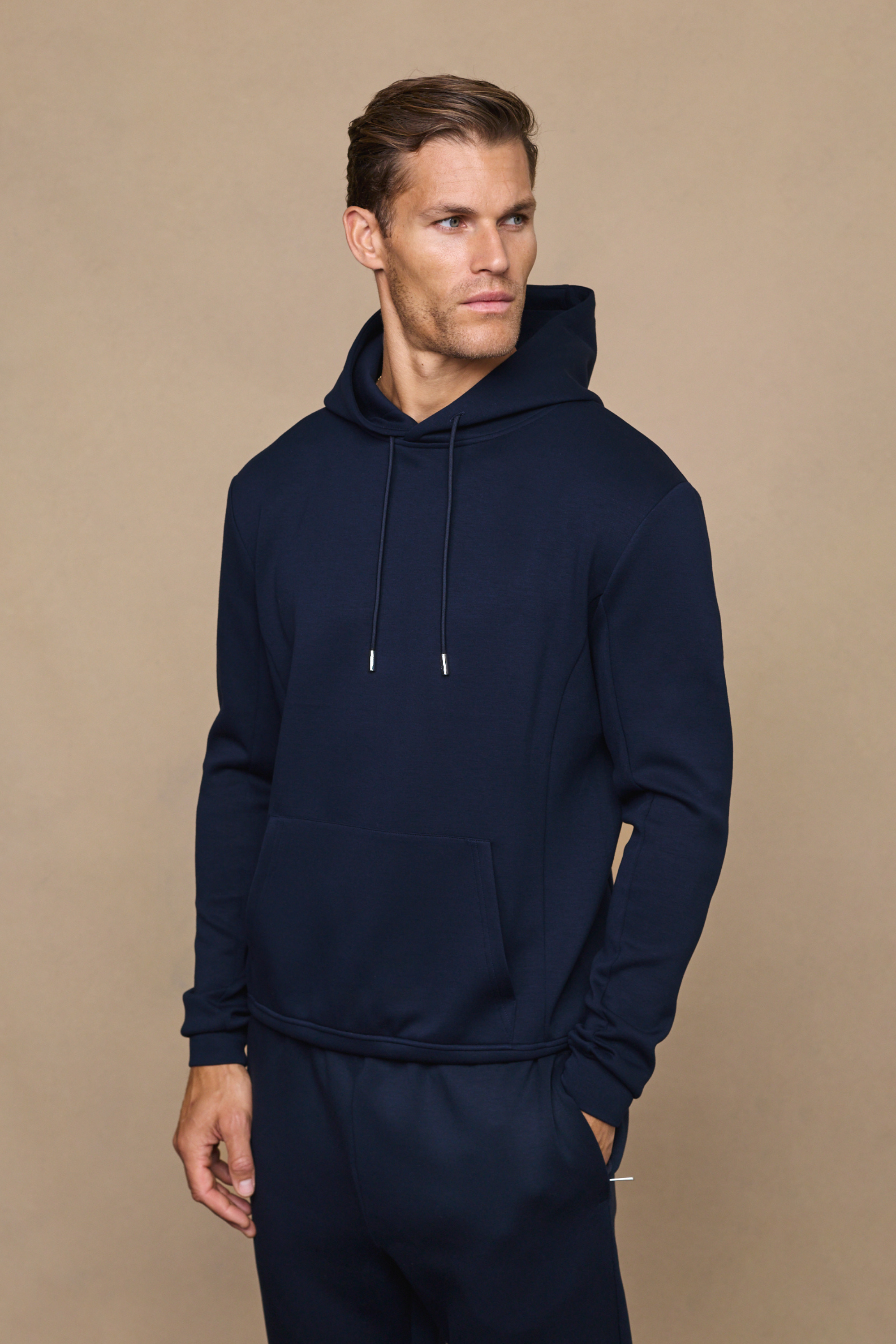 Luxe Hoodie - Marineblauw 