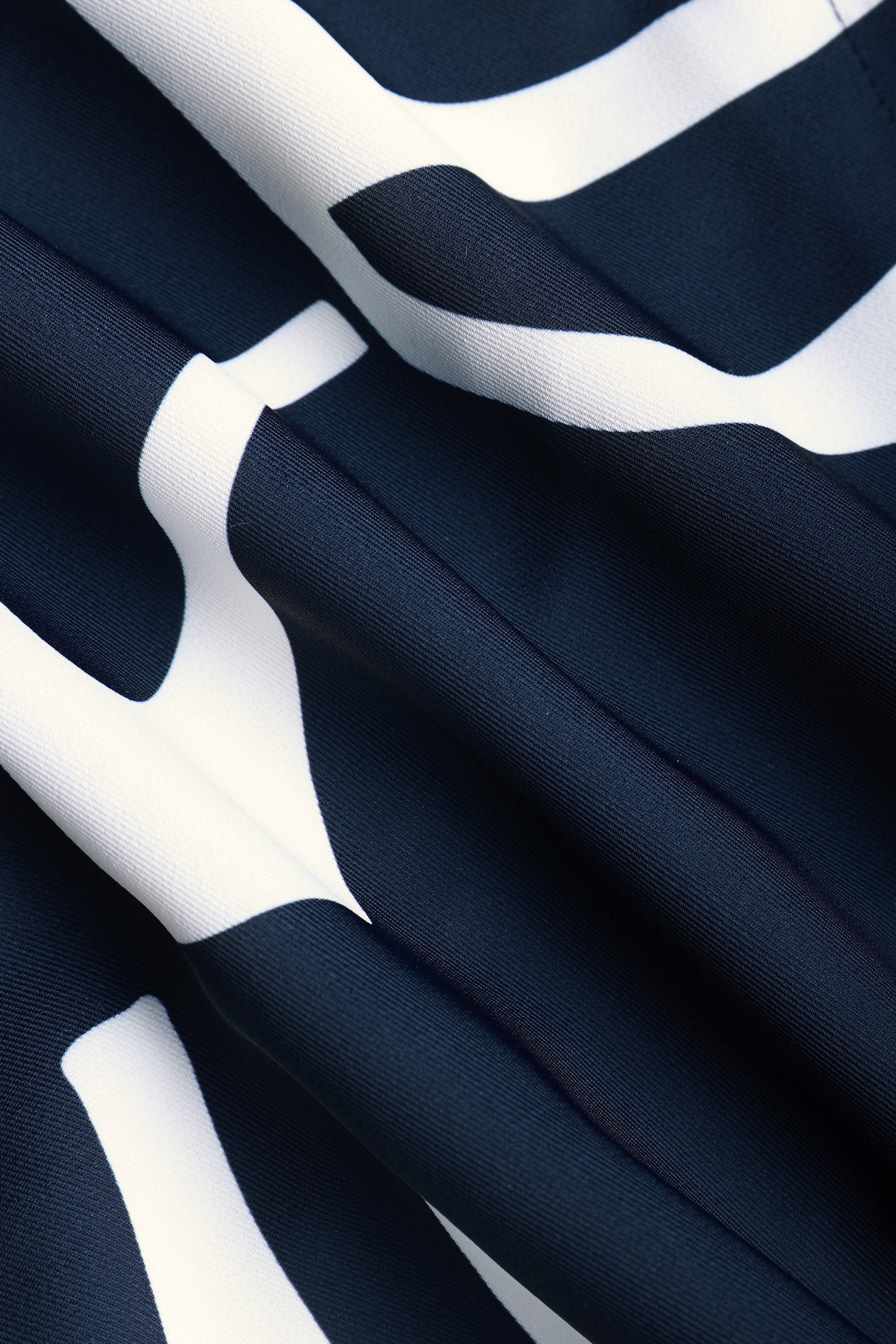 Massira zwembroek met elastische tailleband - Marineblauw/Ecru
