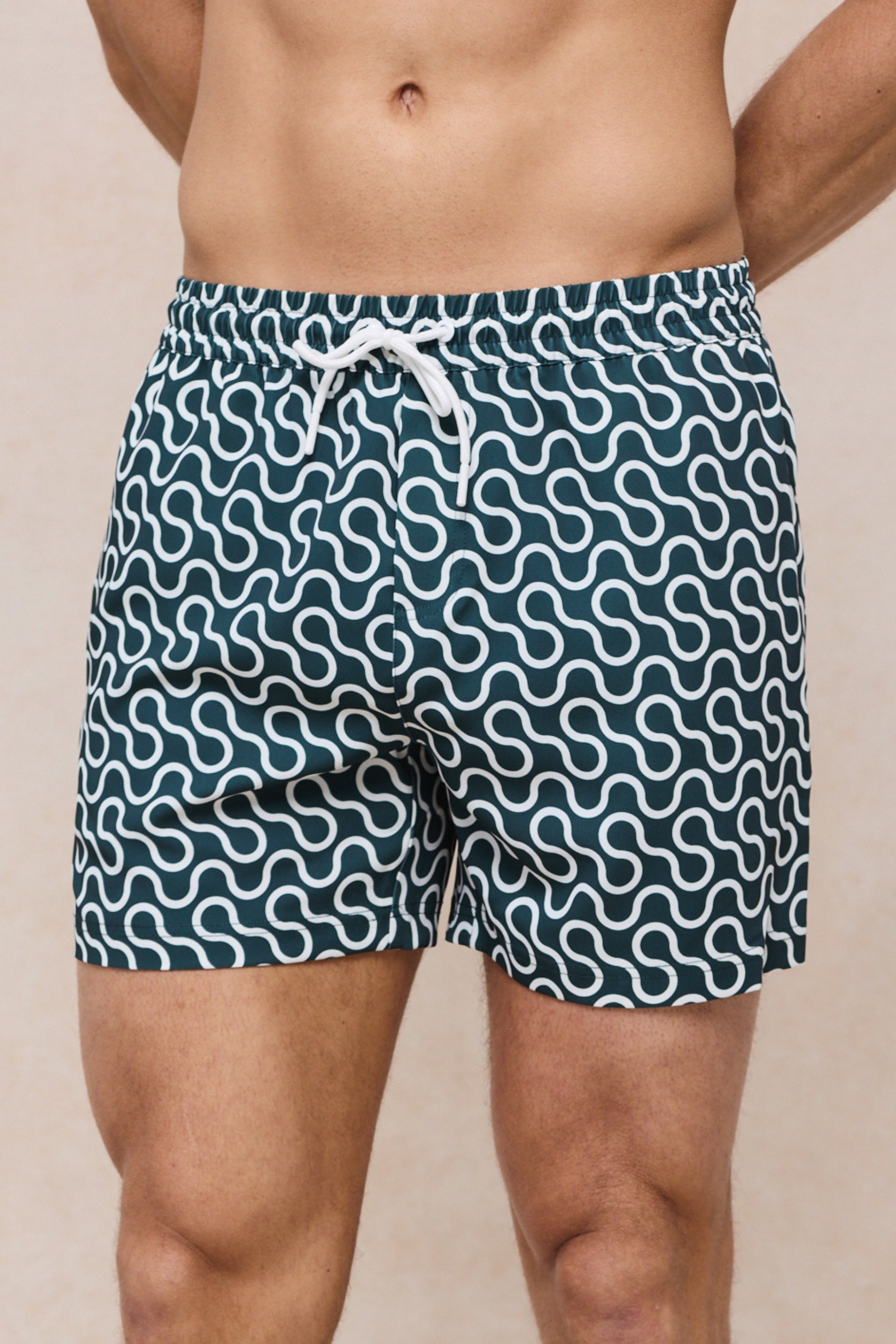 Brezza Wave Swim Short - Green