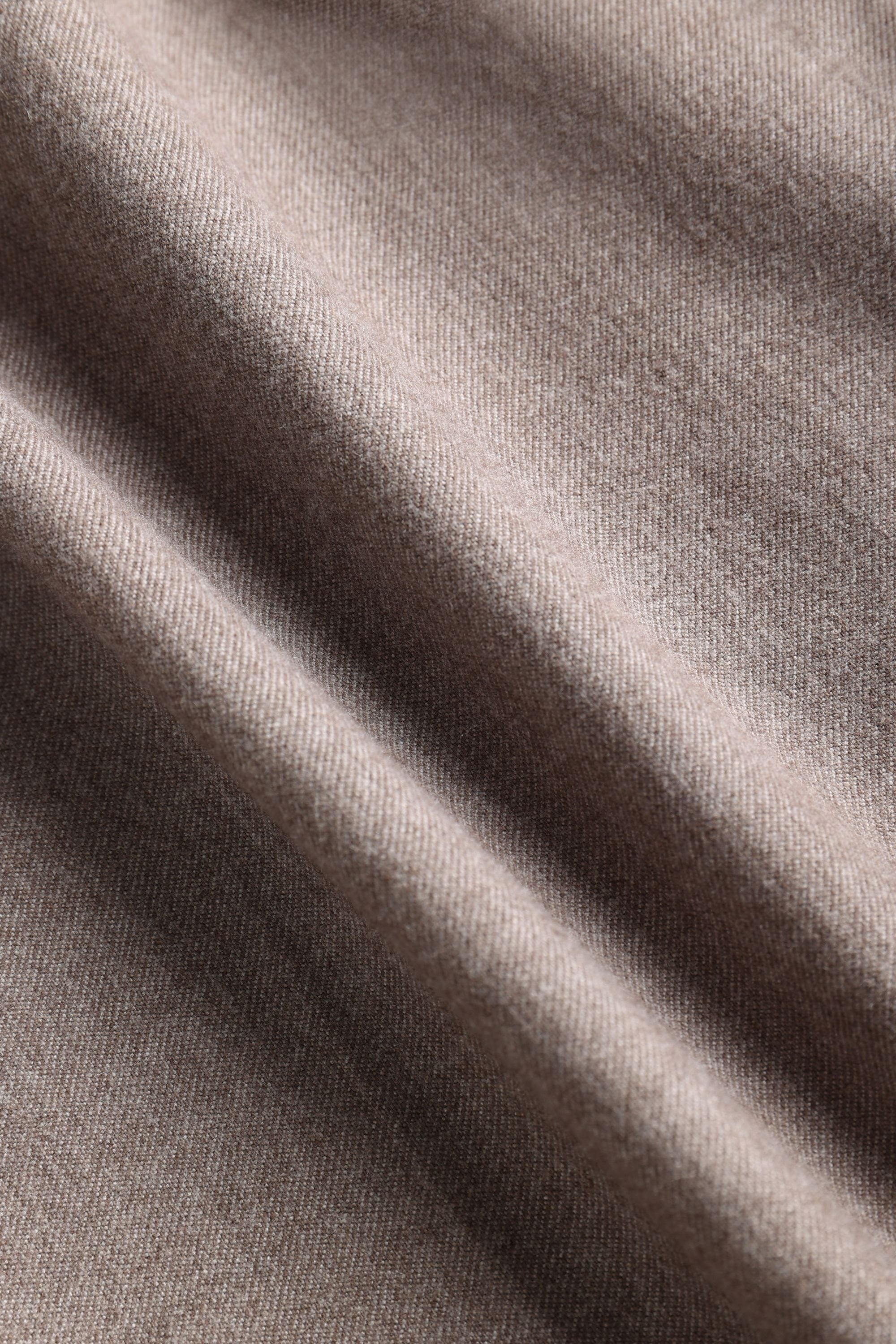 Johan Elasticated Waist Relaxed Fit Trouser - Taupe Marl