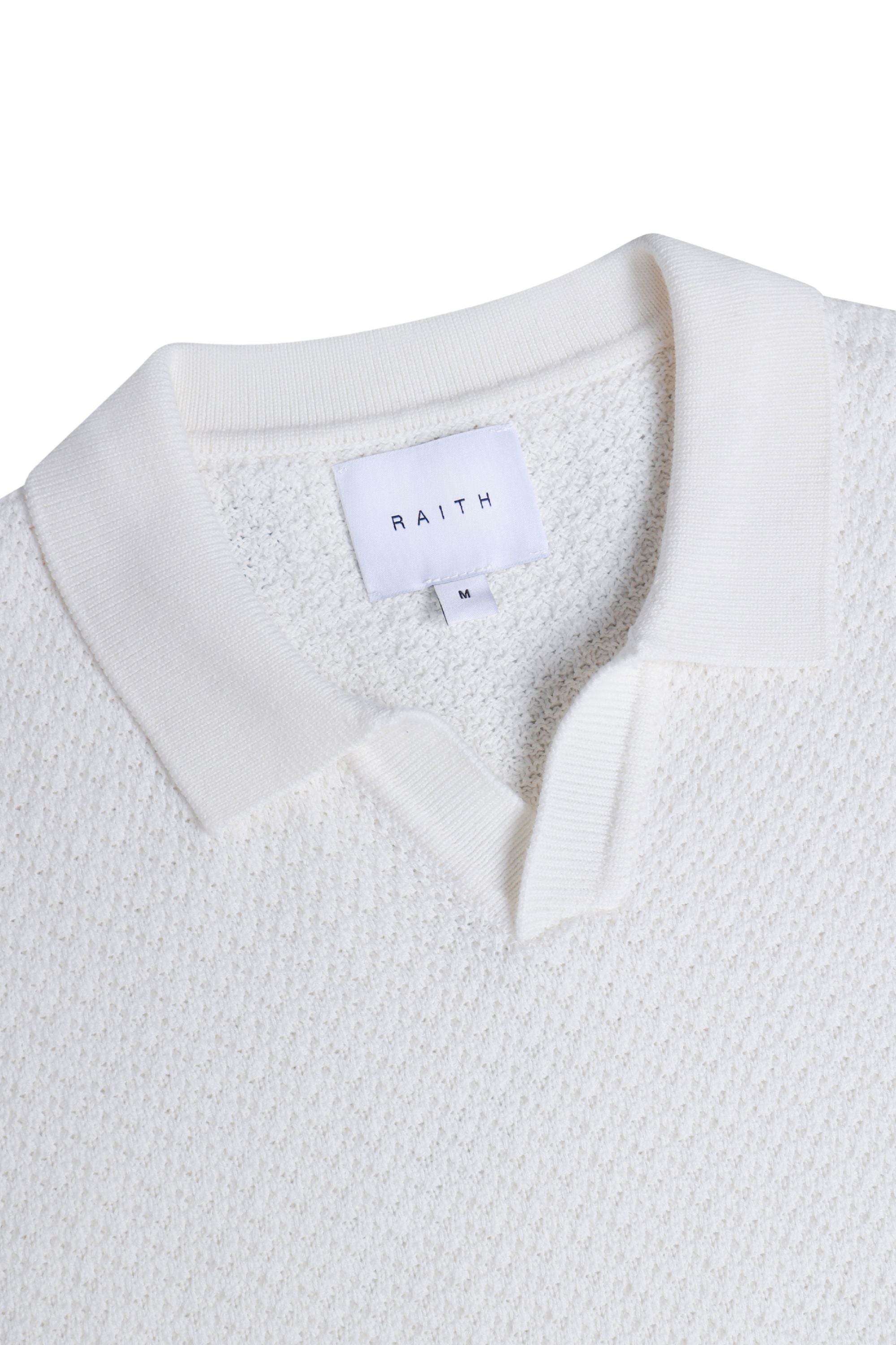 Rapha katoenen gebreide polo - Ecru