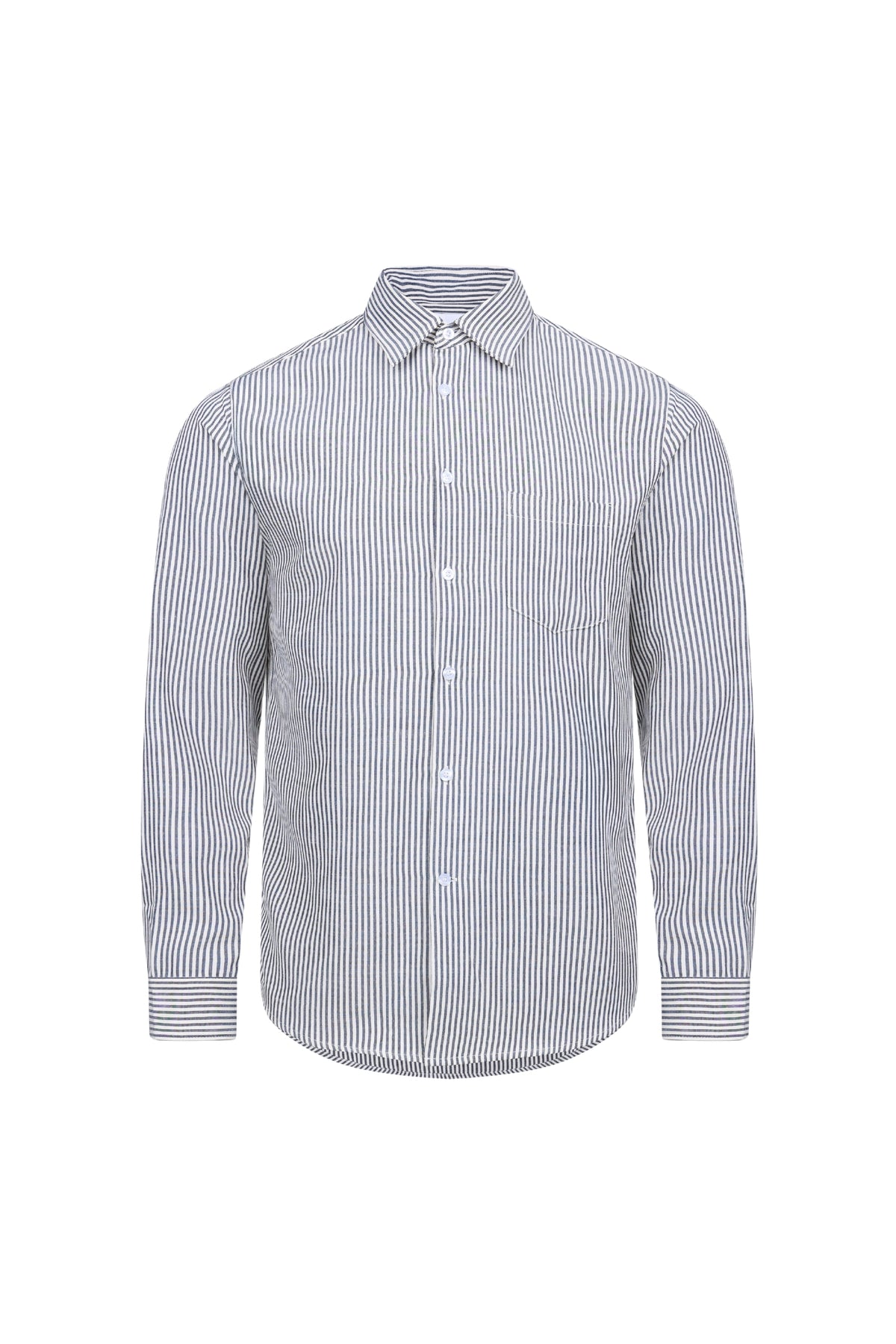 Abilo Striped Shirt - Ecru/Navy
