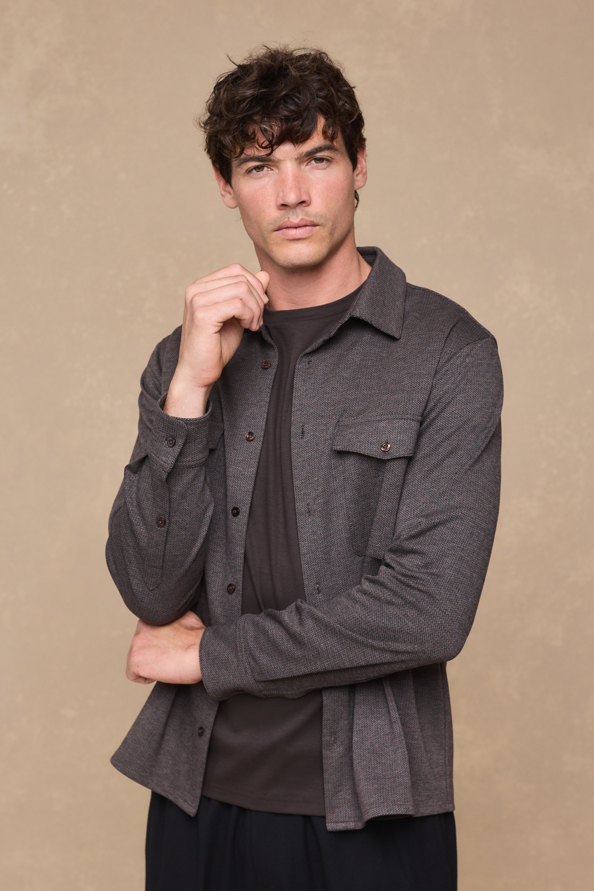 Levon Shirt - Brown