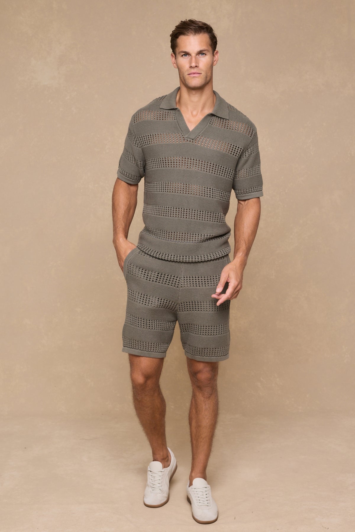 Frattina Crochet Short - Sage