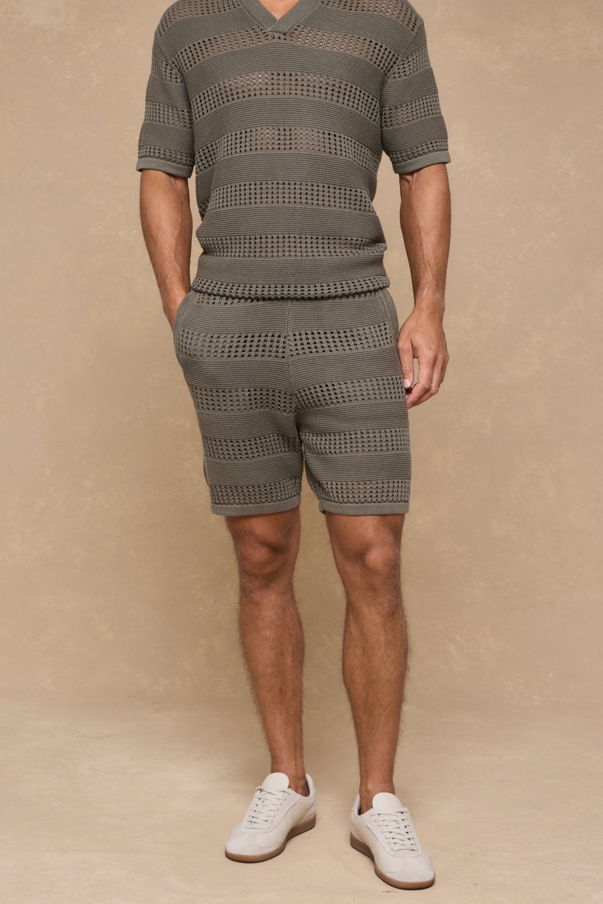 Frattina Crochet Short - Sage