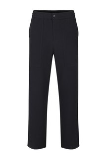 Julien Relaxed Pantalon met Panelen - Zwart