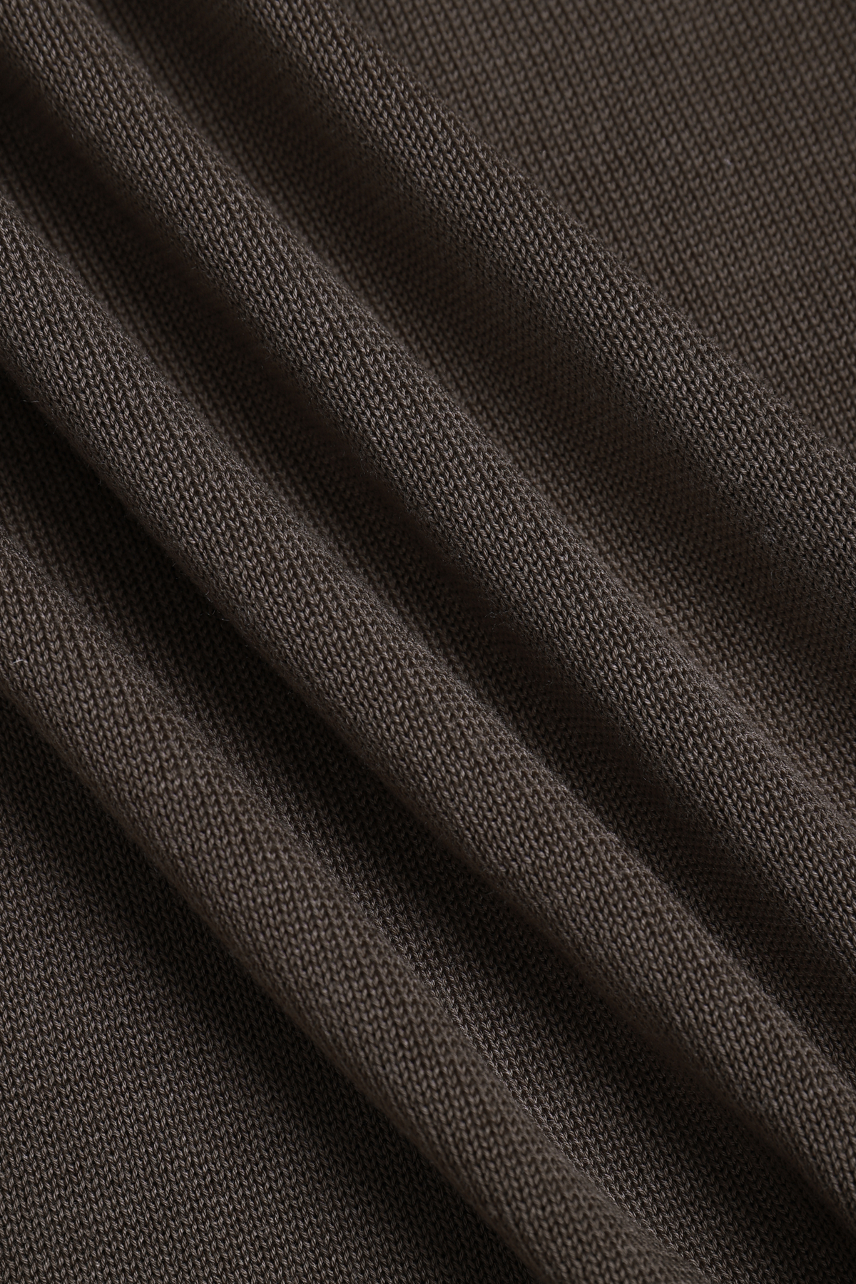 Riera Knit Crew Neck T-Shirt - Brown