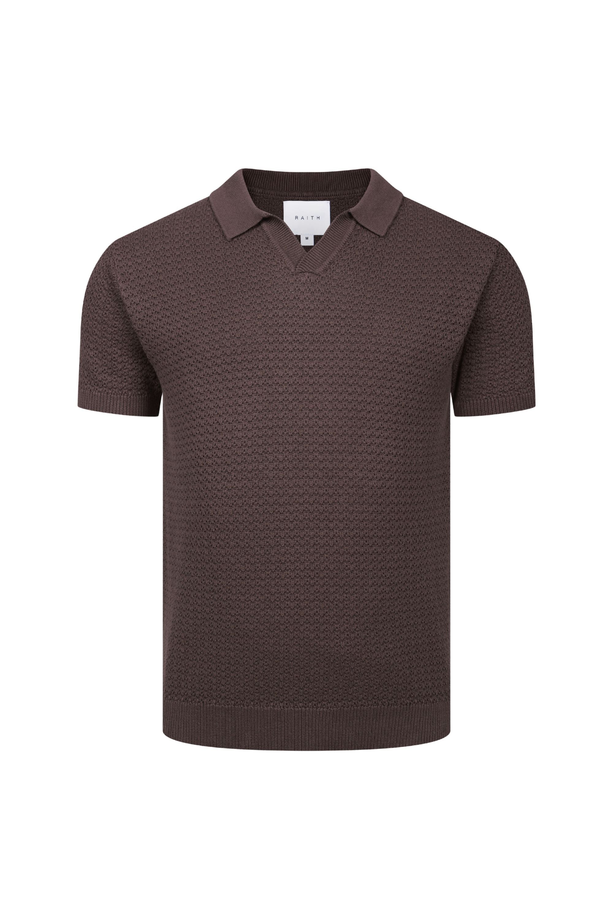 Rapha katoenen gebreide polo - bruin
