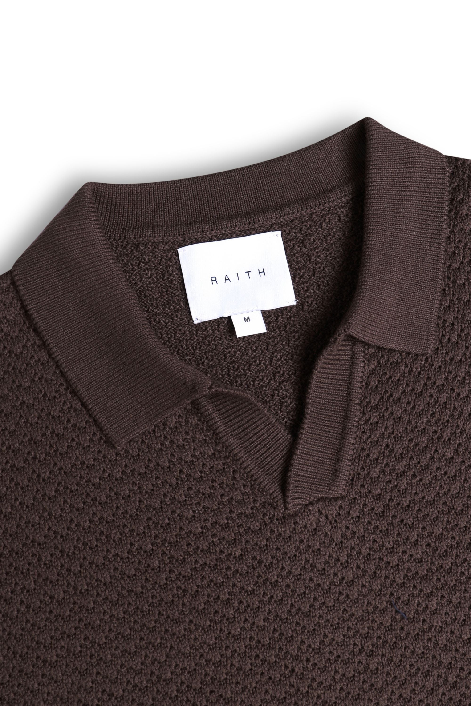 Rapha Cotton Knit Polo - Brown
