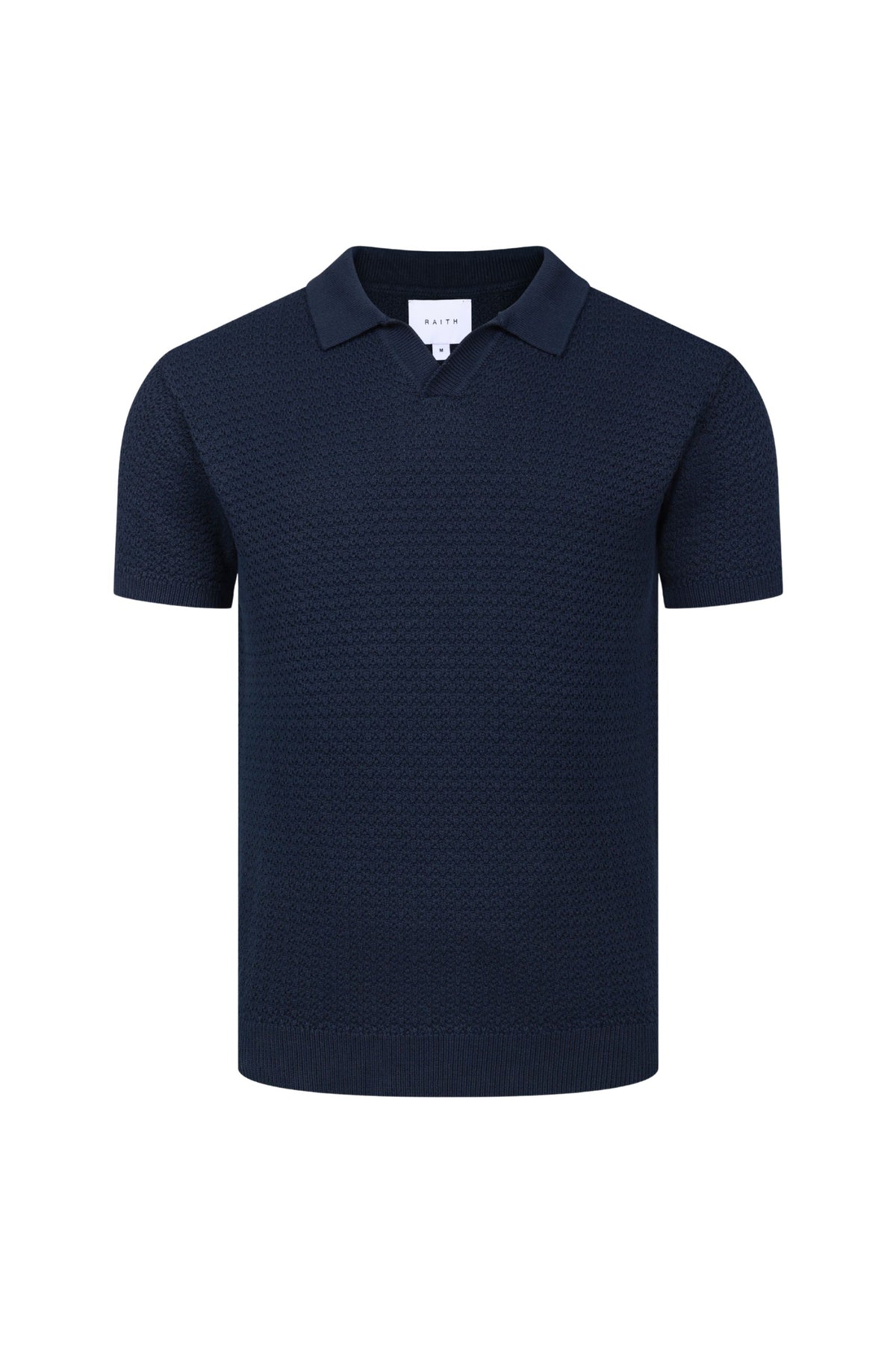 Rapha katoenen gebreide polo - marineblauw