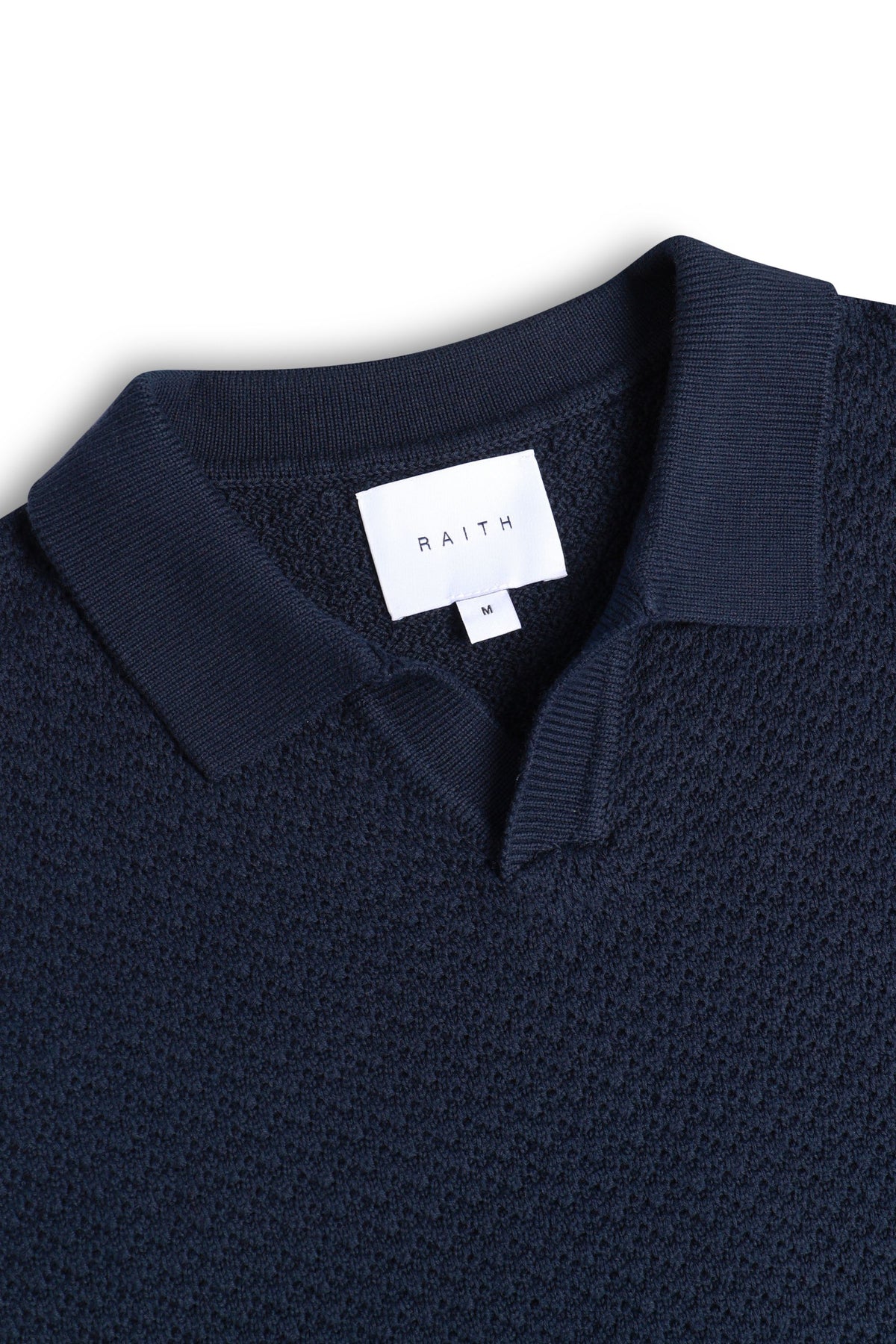 Rapha katoenen gebreide polo - marineblauw