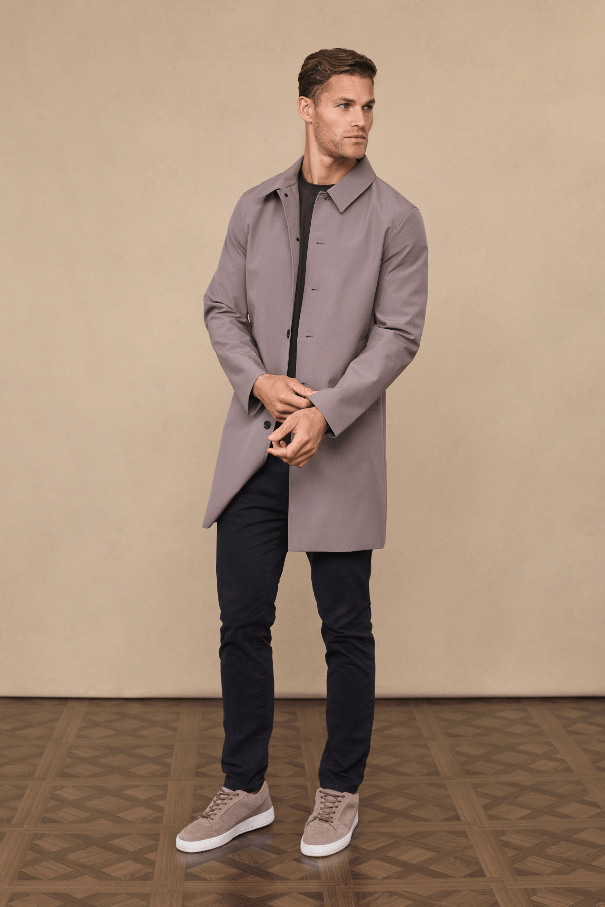 Portica Trenchcoat - Paddestoel