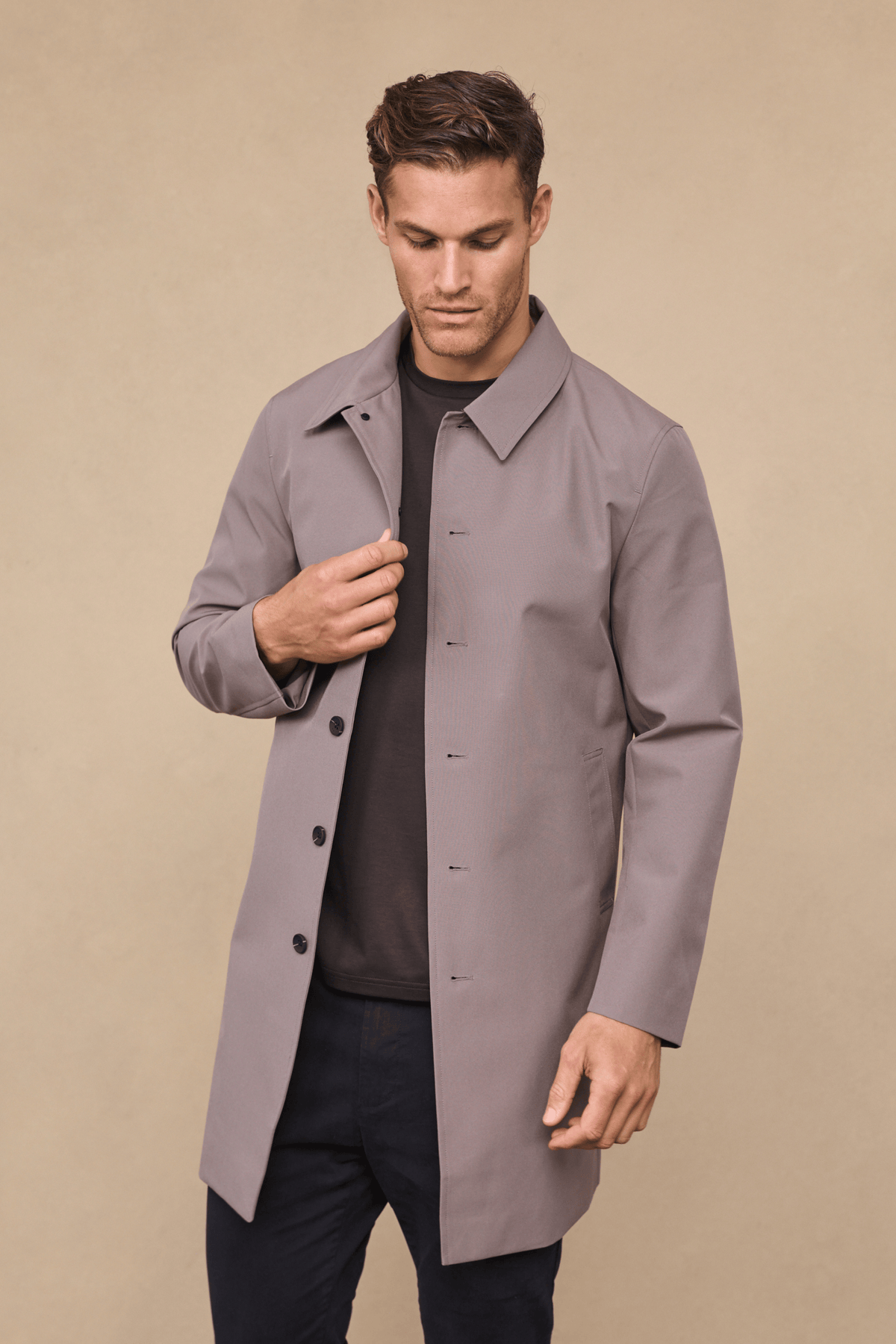 Portica Trenchcoat - Paddestoel