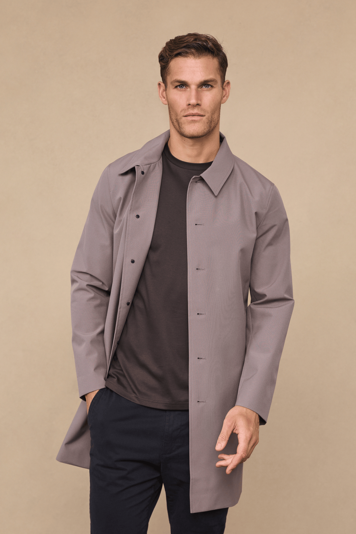 Portica Trenchcoat - Paddestoel