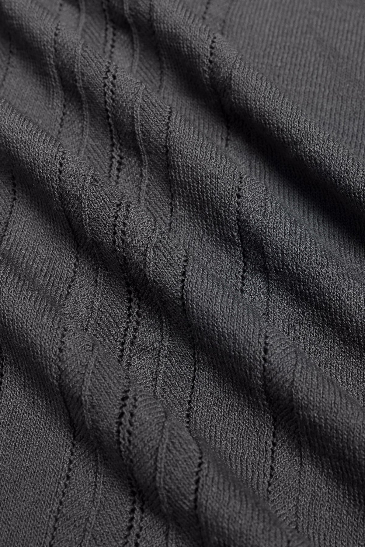 Juan Button Through Boucle Knit Striped Polo - Mushroom