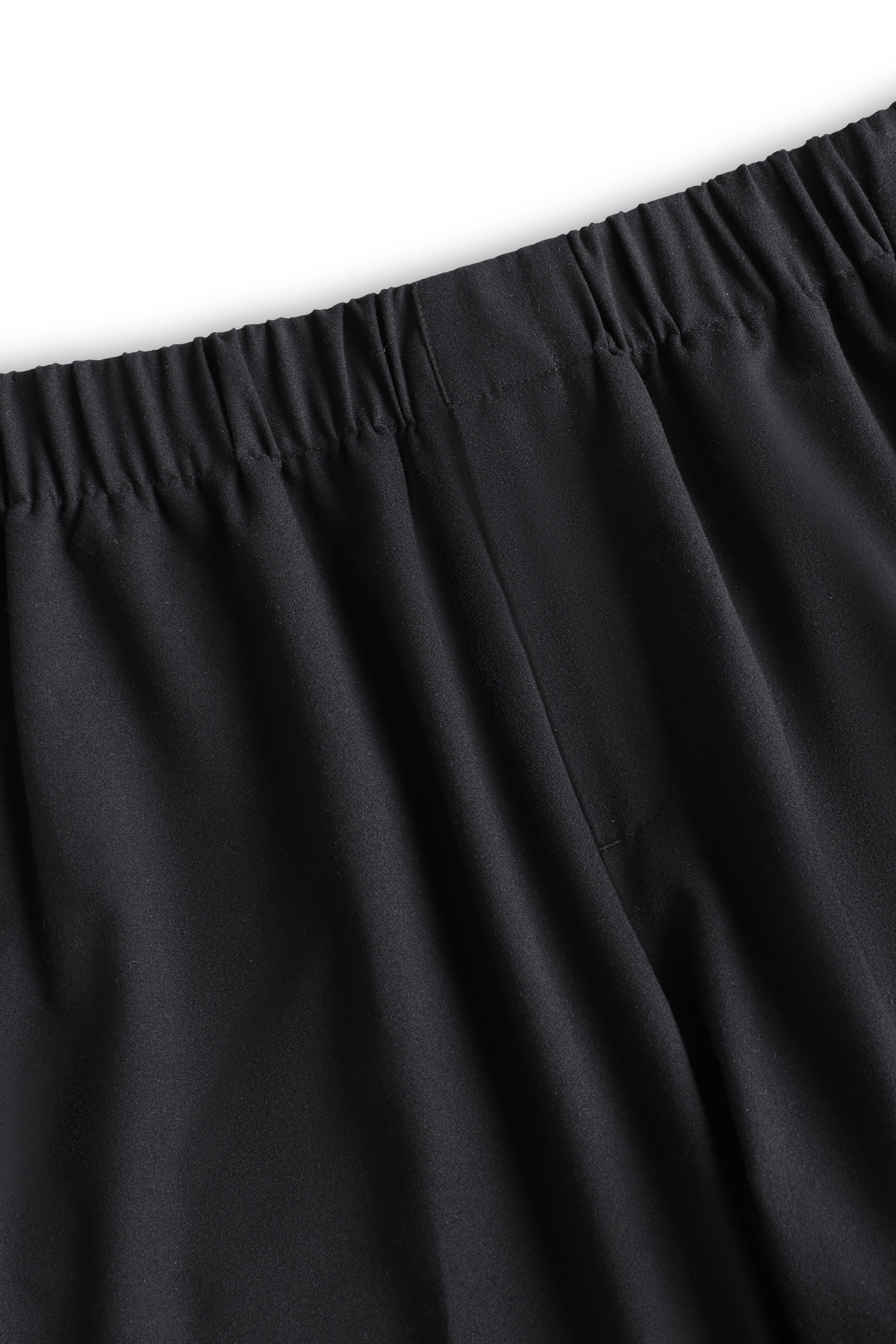 Johan Elasticated Waist Relaxed Fit Trouser - Black